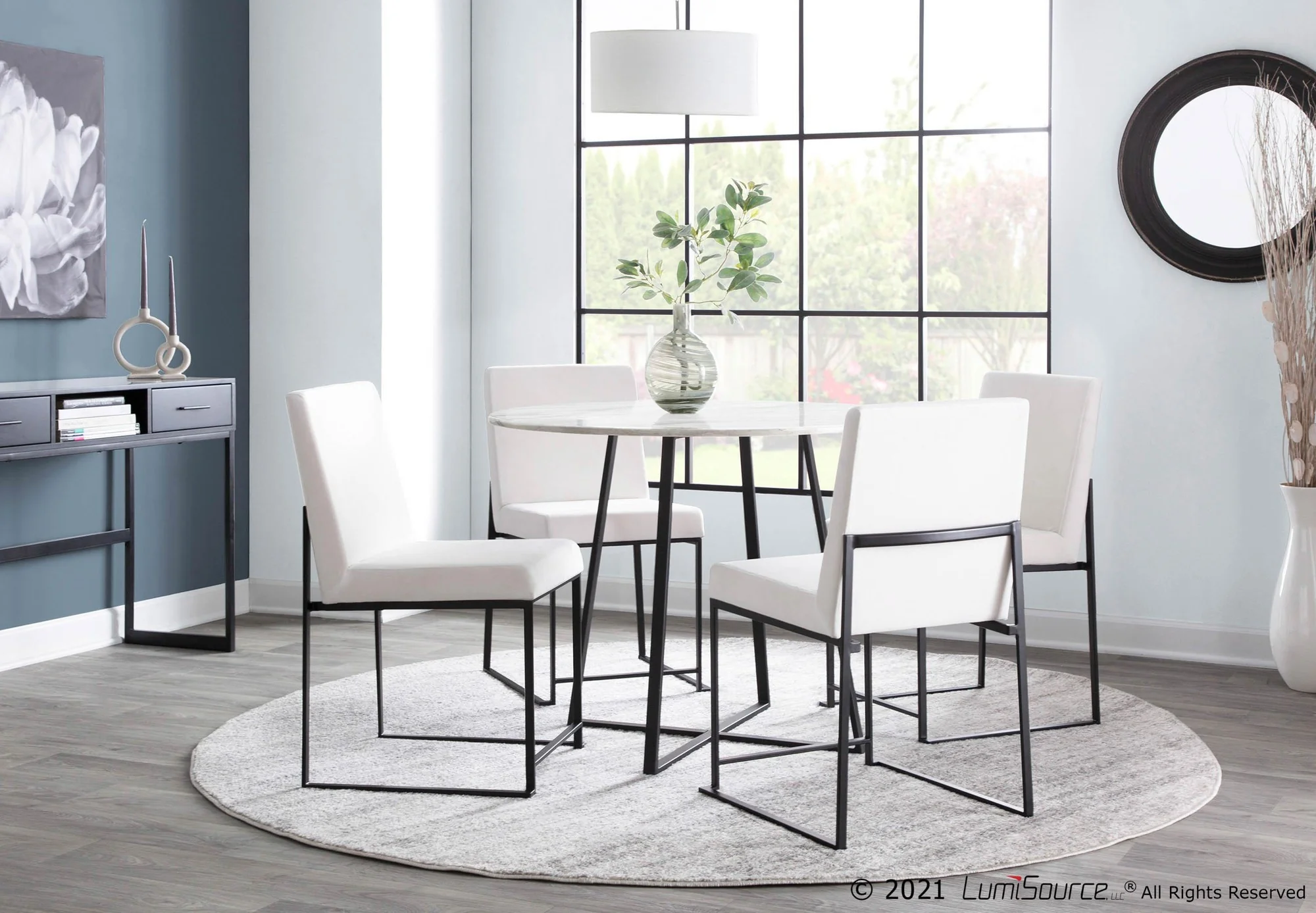 High Back Fuji Dining Chair - Set of 2 Black By LumiSource - DC-HBFUJI BKVBK2 - Image 40