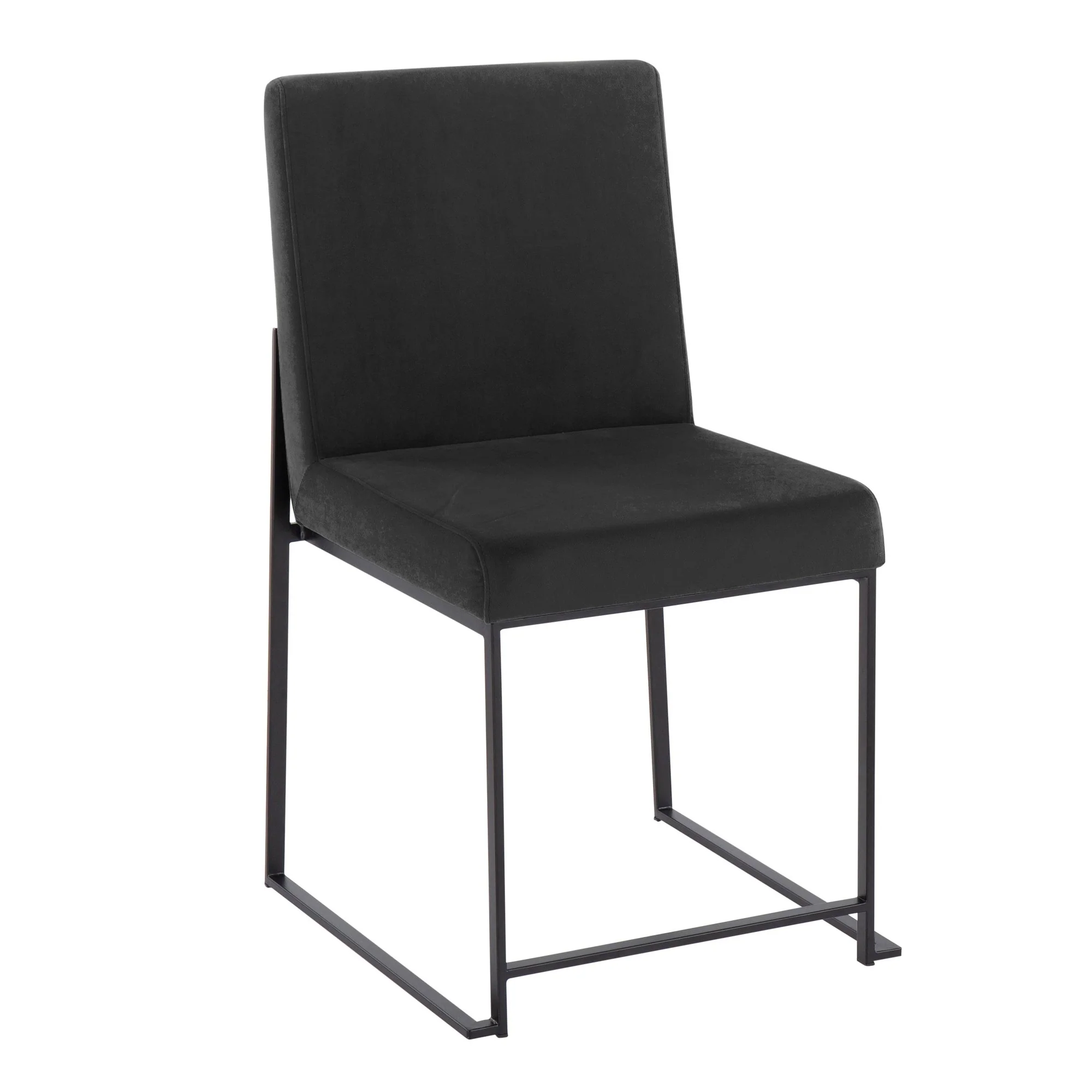 High Back Fuji Dining Chair - Set of 2 Black By LumiSource - DC-HBFUJI BKVBK2 - Image 8