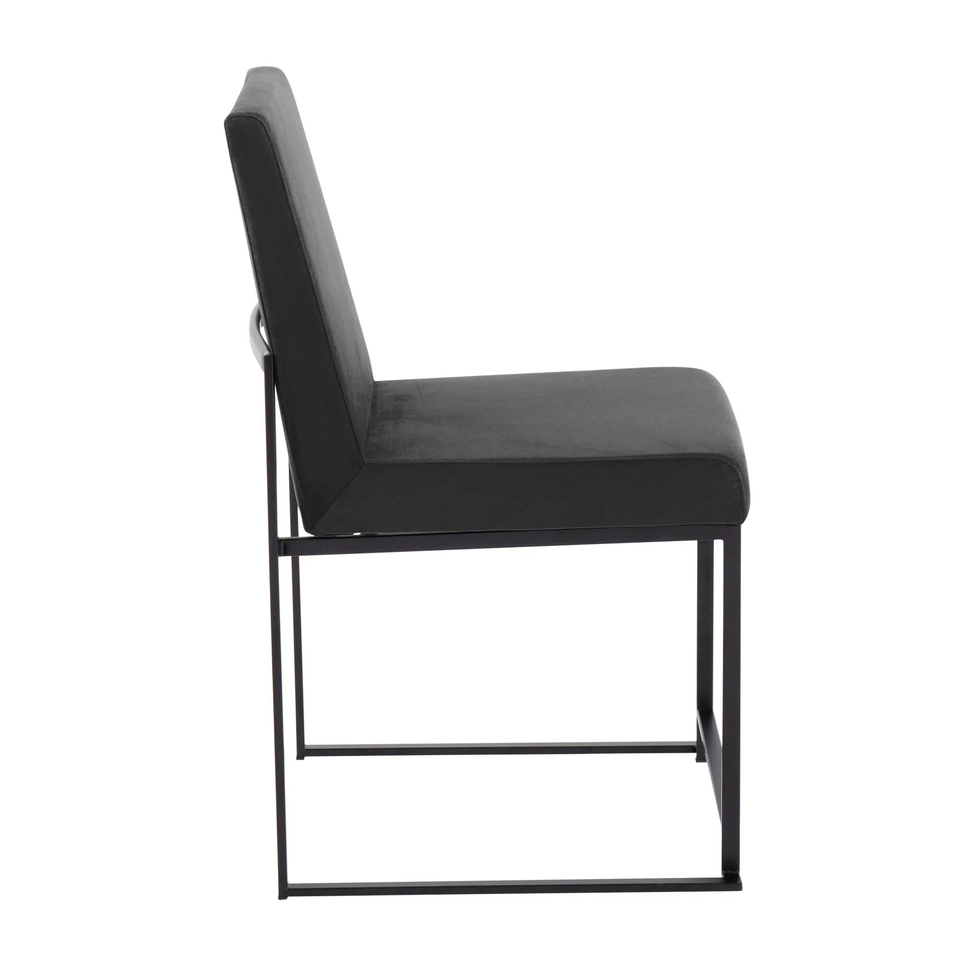 High Back Fuji Dining Chair - Set of 2 Black By LumiSource - DC-HBFUJI BKVBK2 - Image 9