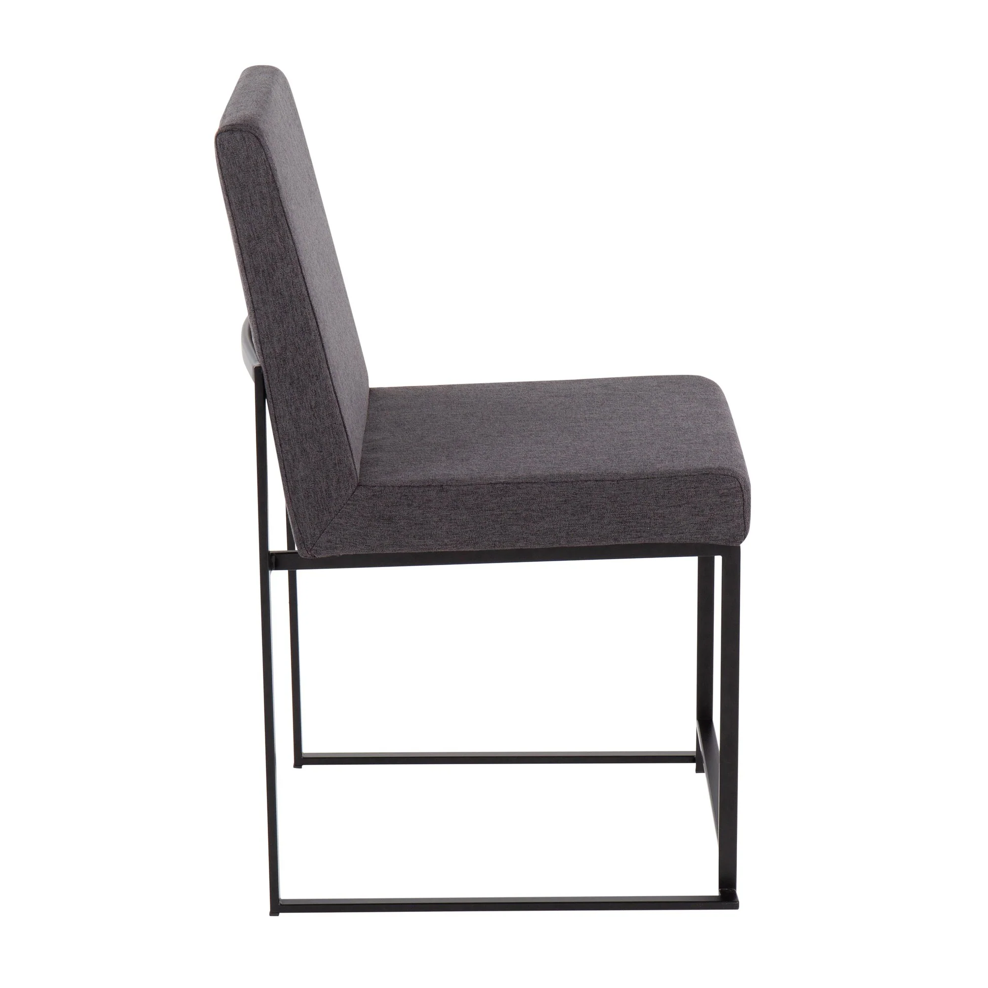 High Back Fuji Dining Chair - Set of 2 Gray By LumiSource - DC-HBFUJI BKCHAR2 - Image 6