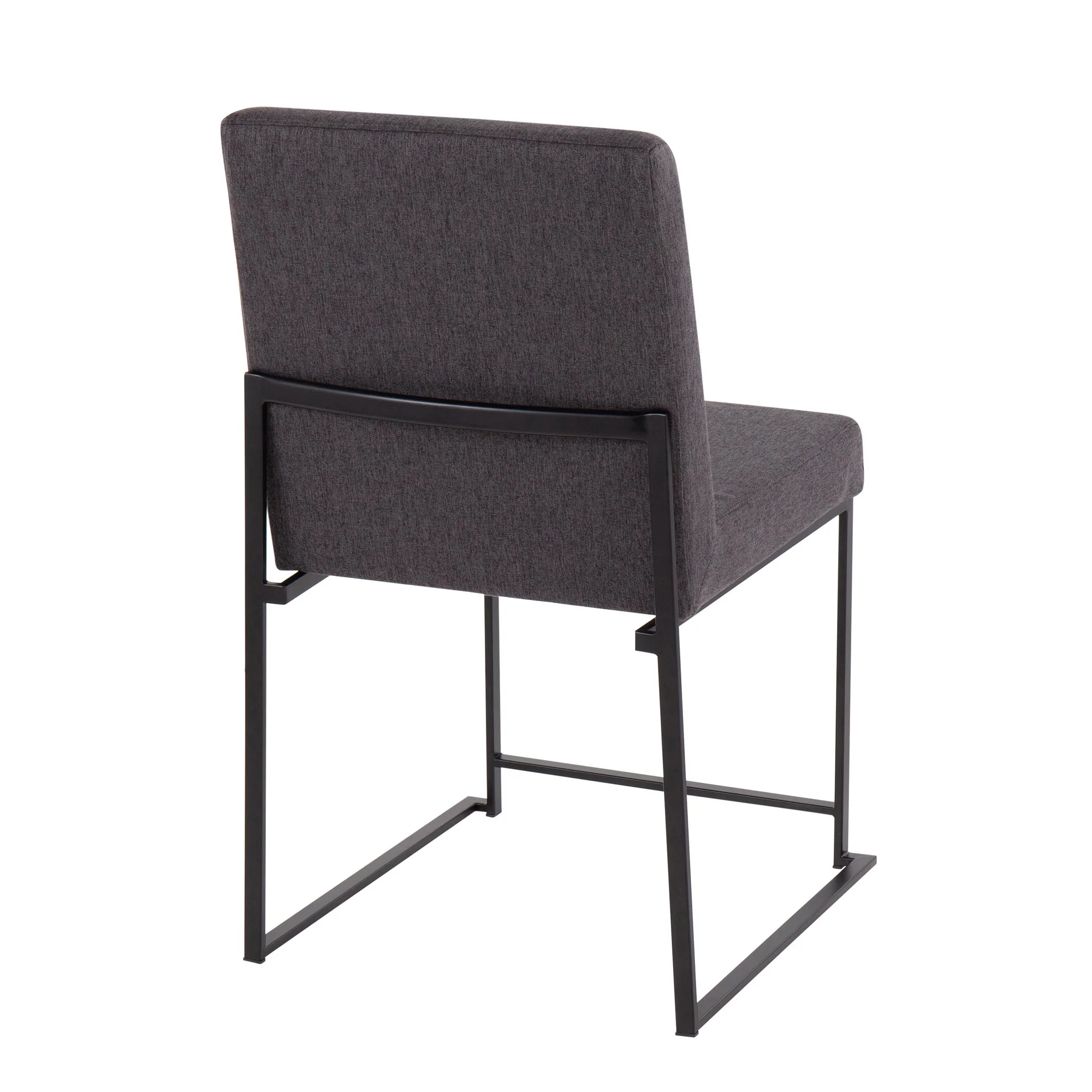 High Back Fuji Dining Chair - Set of 2 Gray By LumiSource - DC-HBFUJI BKCHAR2 - Image 7