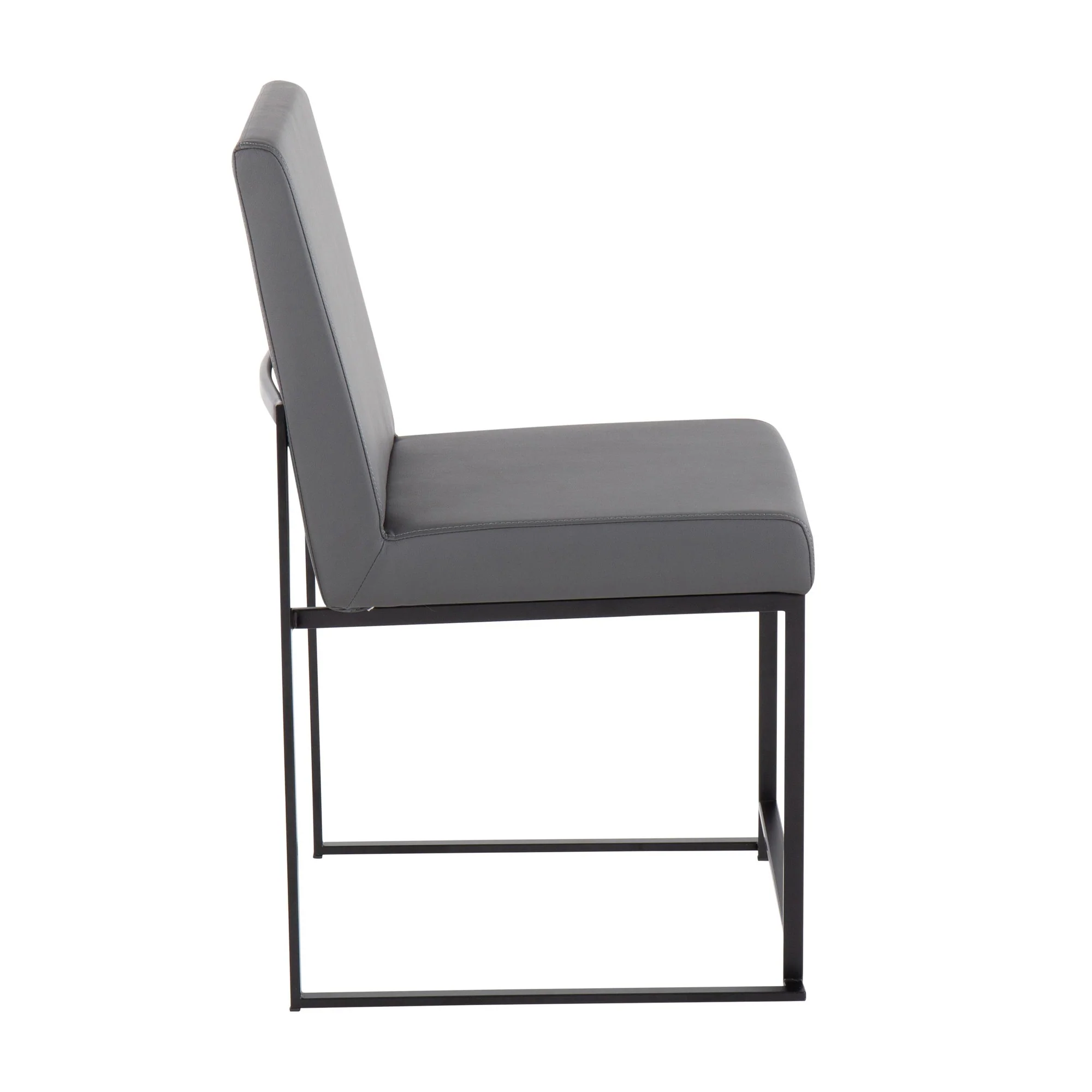 High Back Fuji Dining Chair - Set of 2 Gray By LumiSource - DC-HBFUJI BKGY2 - Image 9