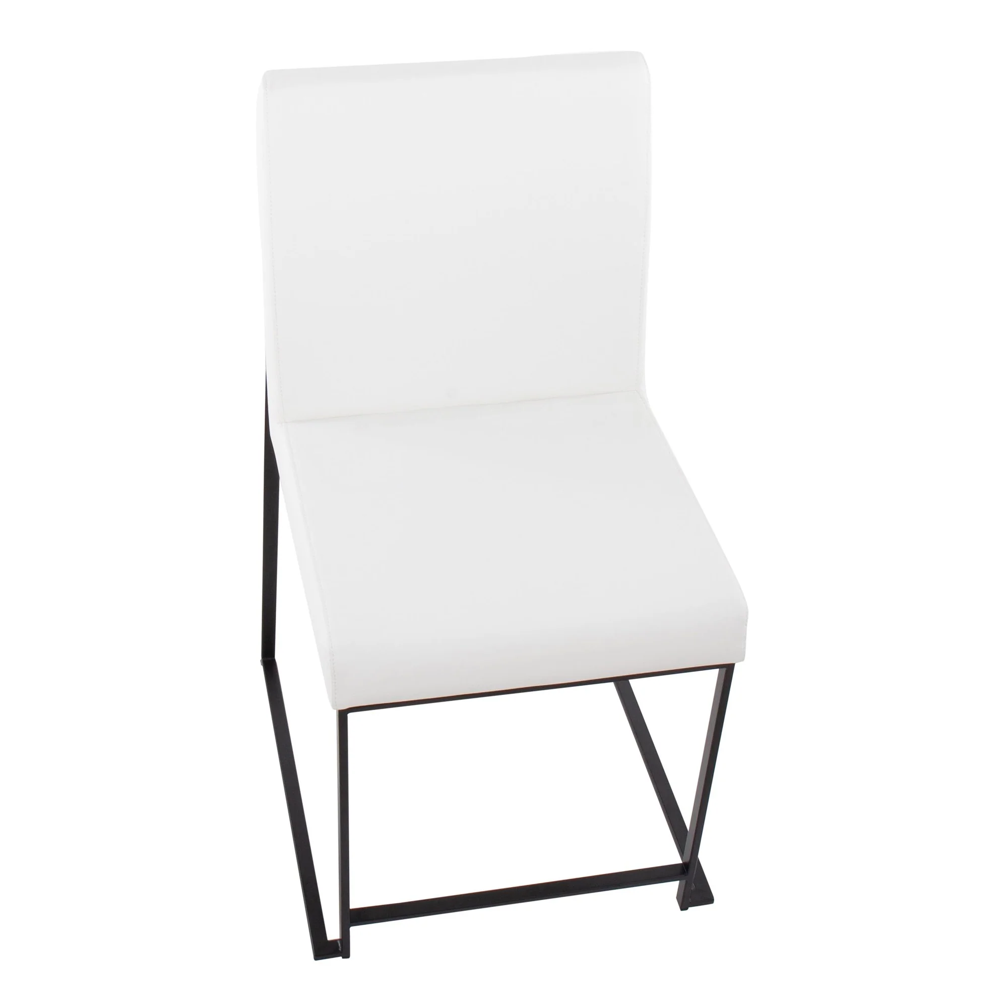 High Back Fuji Dining Chair - Set of 2 White By LumiSource - Image 4