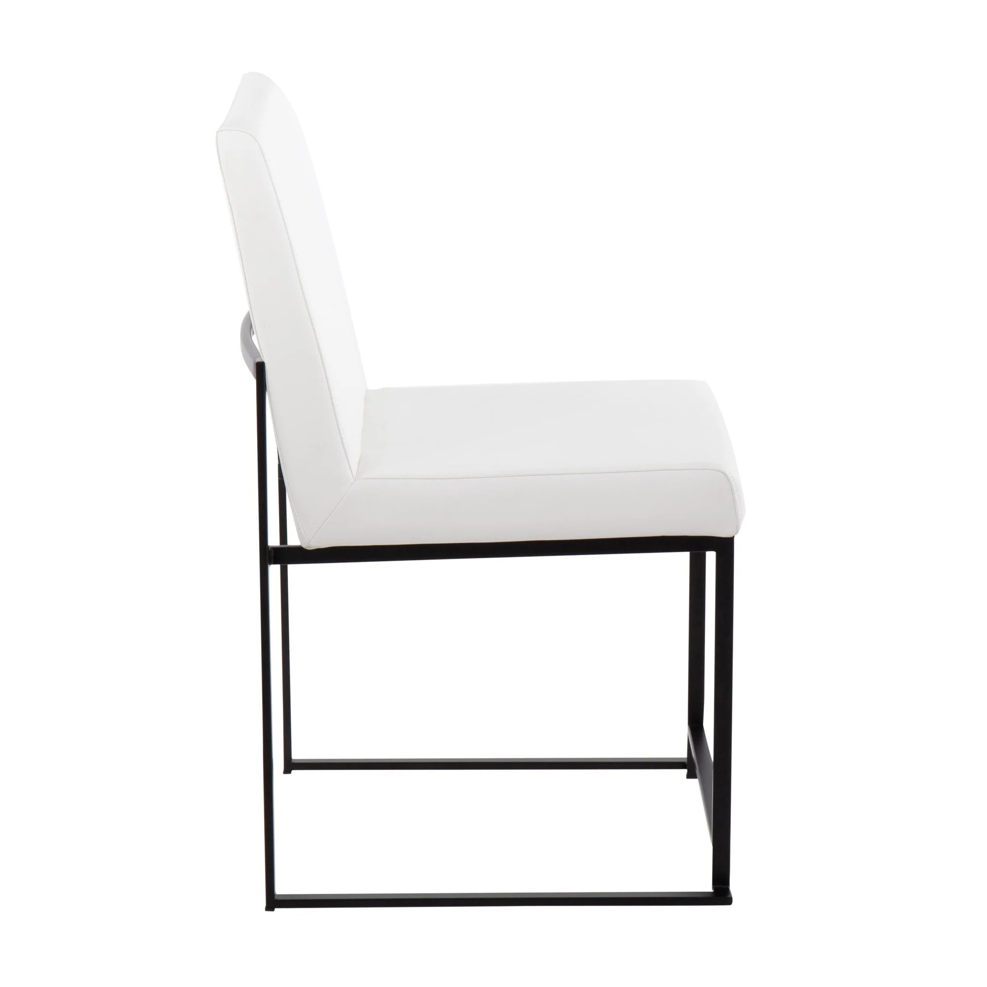 High Back Fuji Dining Chair - Set of 2 White By LumiSource - Image 9