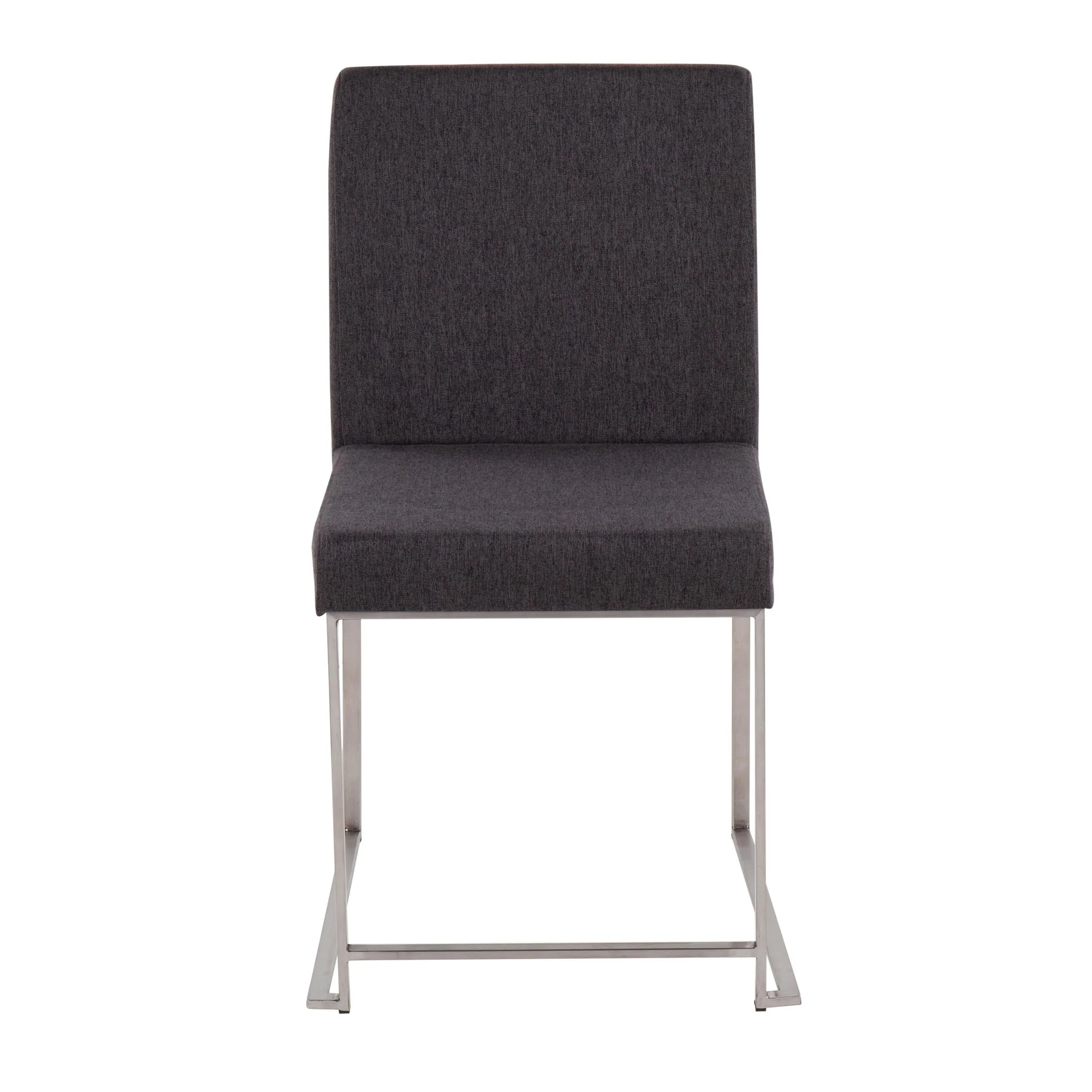High Back Fuji Dining Chair - Set of 2 Beige By LumiSource - DC-HBFUJI SSBG2 - Image 10