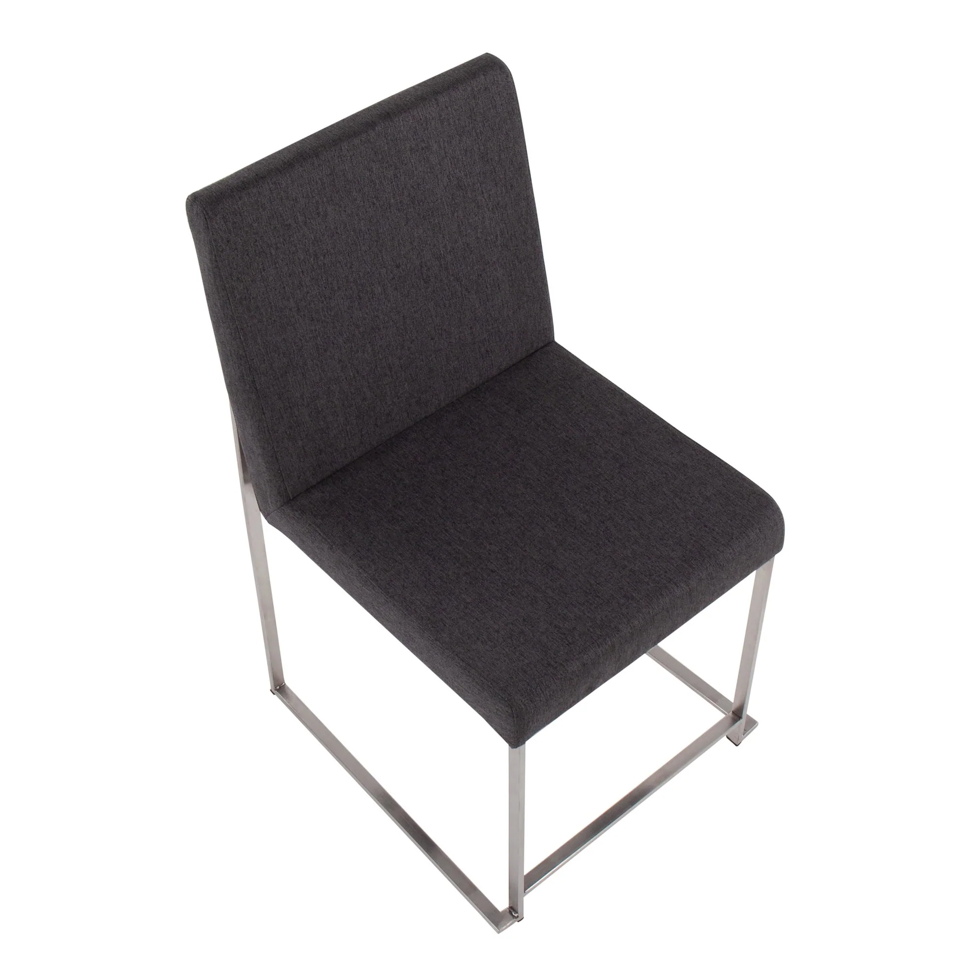 High Back Fuji Dining Chair - Set of 2 Beige By LumiSource - DC-HBFUJI SSBG2 - Image 11