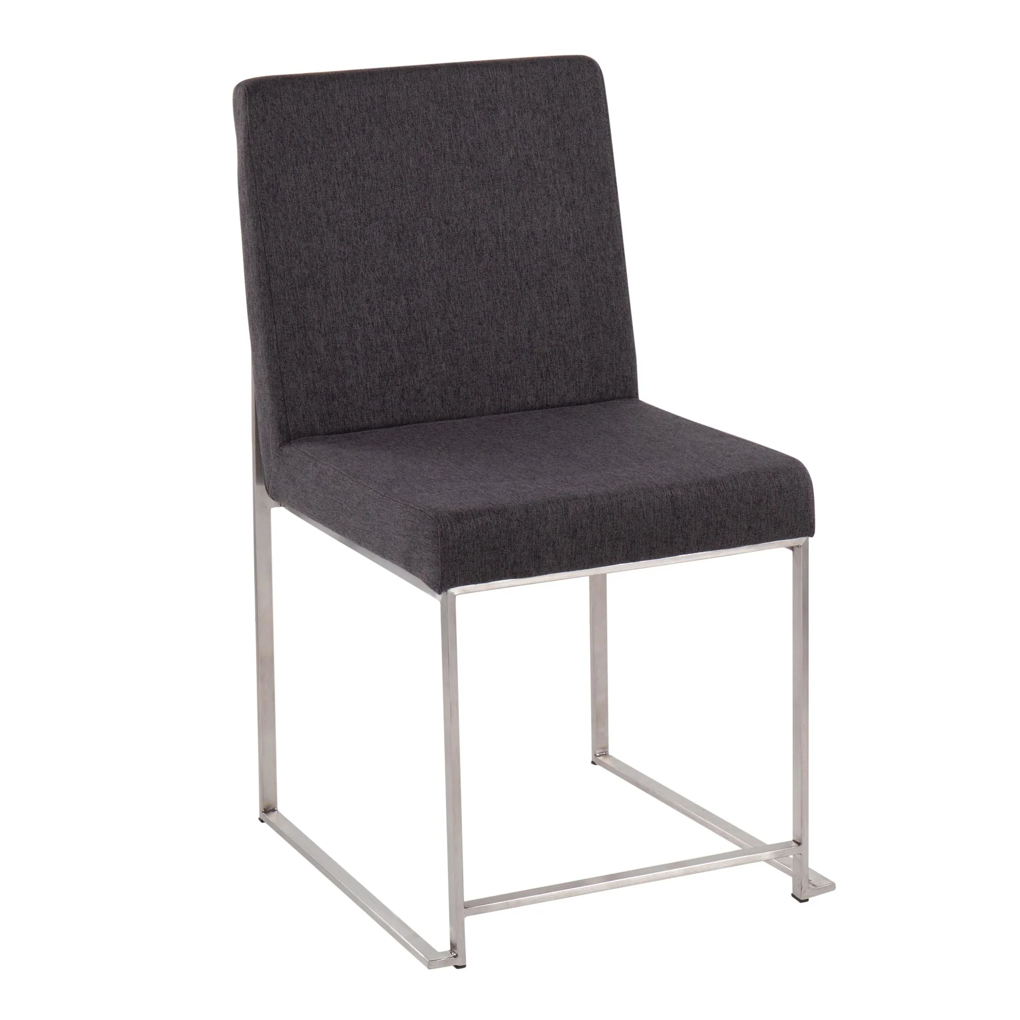 High Back Fuji Dining Chair - Set of 2 Beige By LumiSource - DC-HBFUJI SSBG2 - Image 13