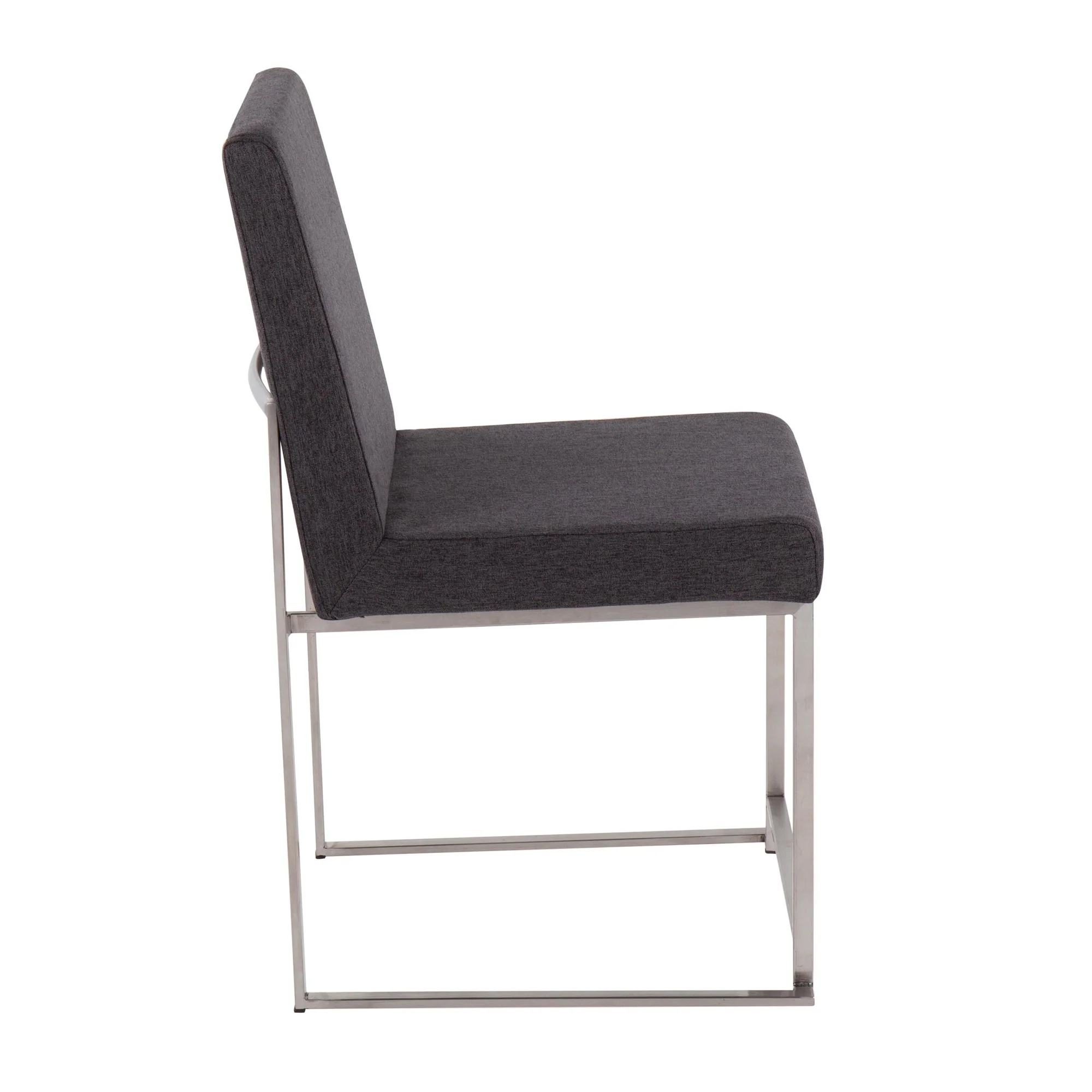 High Back Fuji Dining Chair - Set of 2 Beige By LumiSource - DC-HBFUJI SSBG2 - Image 14