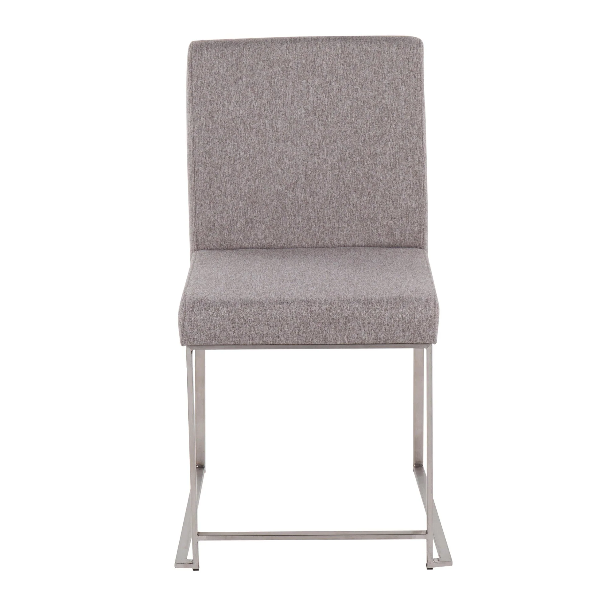 High Back Fuji Dining Chair - Set of 2 Beige By LumiSource - DC-HBFUJI SSBG2 - Image 18