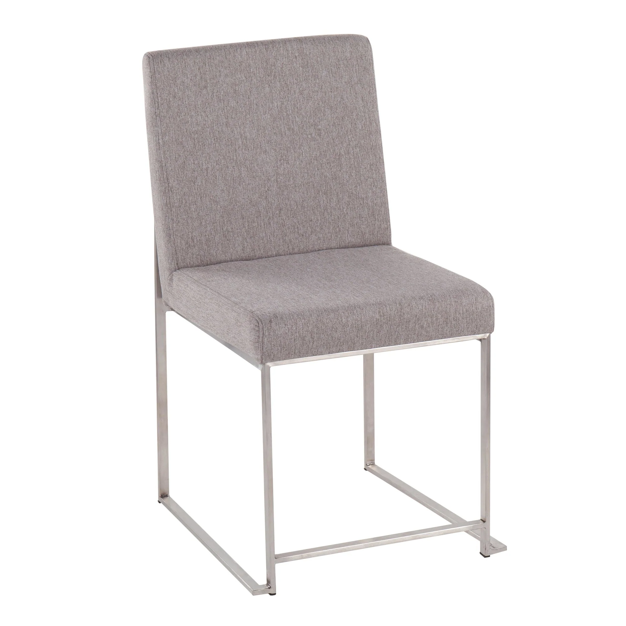 High Back Fuji Dining Chair - Set of 2 Beige By LumiSource - DC-HBFUJI SSBG2 - Image 21