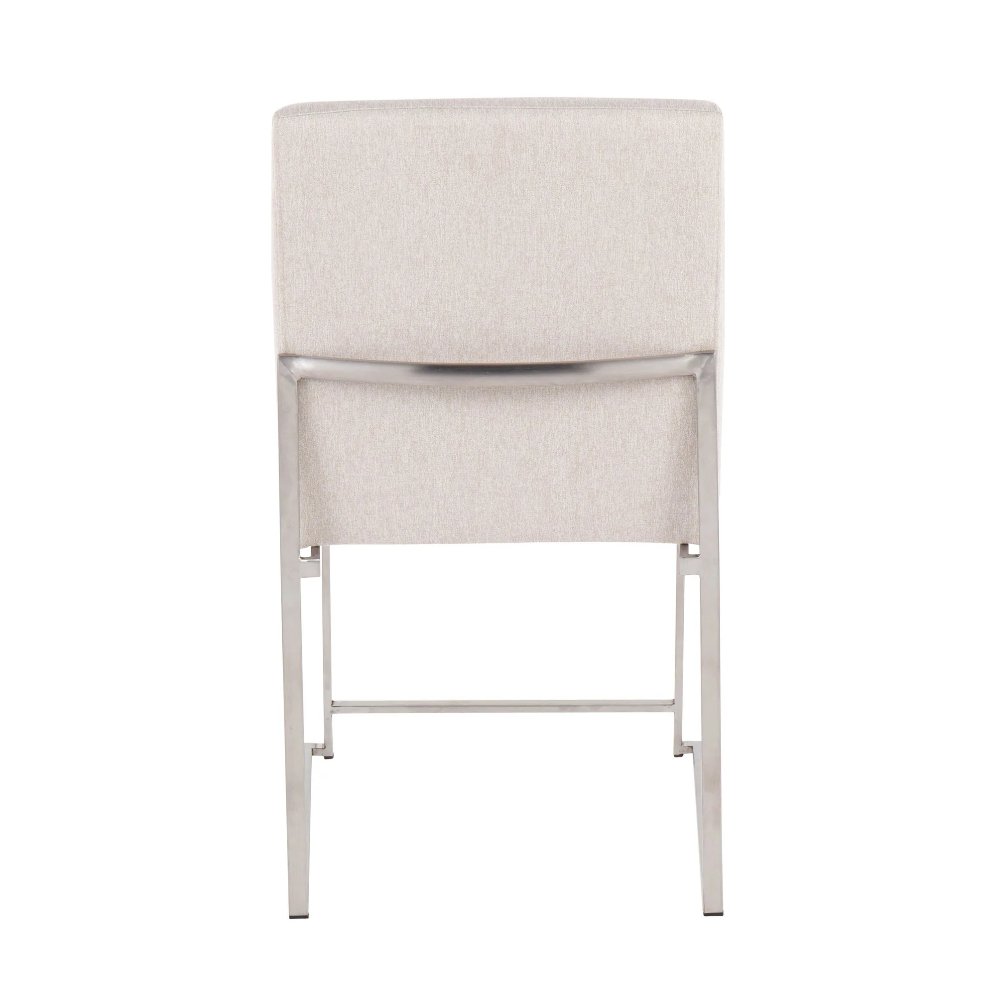 High Back Fuji Dining Chair - Set of 2 Beige By LumiSource - DC-HBFUJI SSBG2 - Image 8
