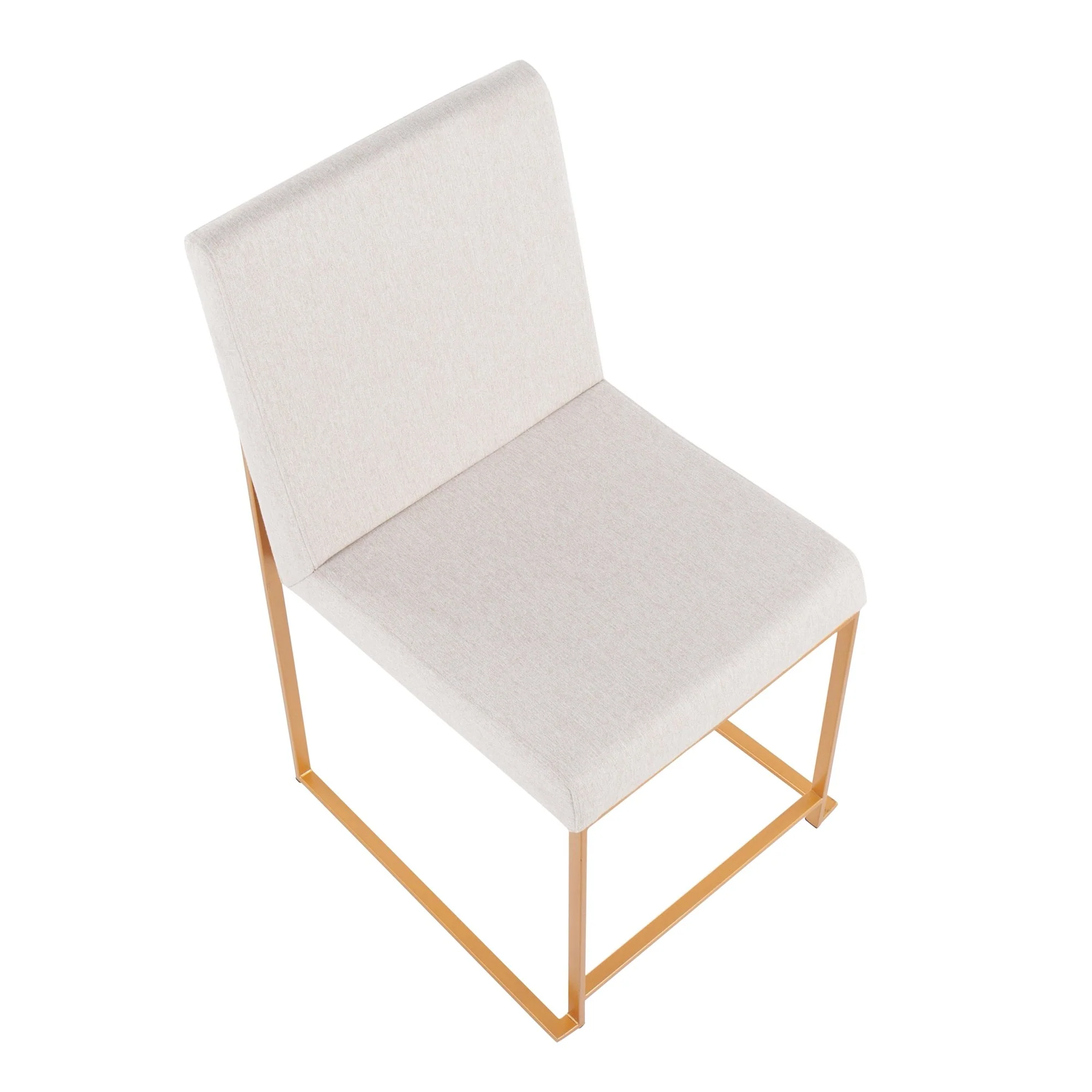 High Back Fuji Dining Chair - Set of 2 Beige By LumiSource - DC-HBFUJI AUBG2 - Image 3
