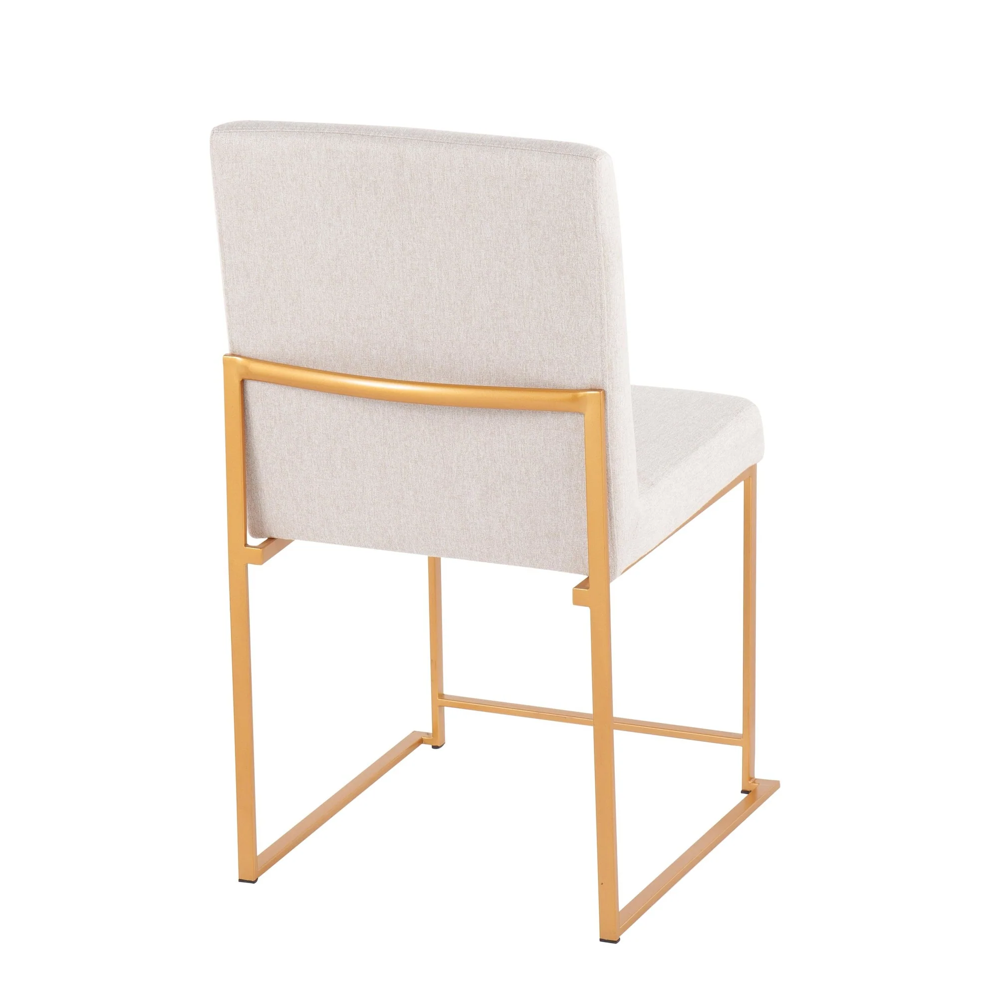 High Back Fuji Dining Chair - Set of 2 Beige By LumiSource - DC-HBFUJI AUBG2 - Image 7