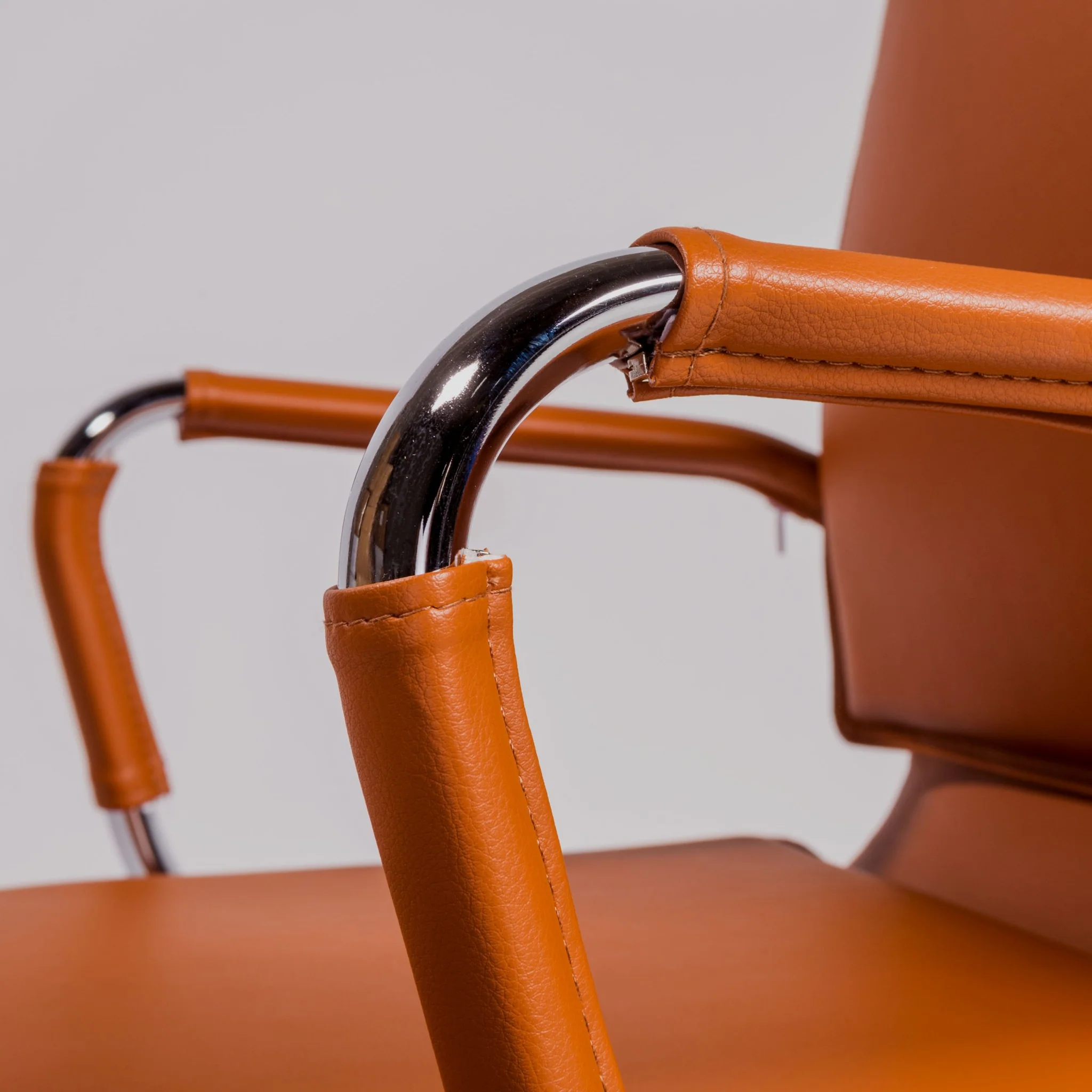 High Back Office Chair in Black with Chromed Steel Base By Homeroots - 370545 - Image 16