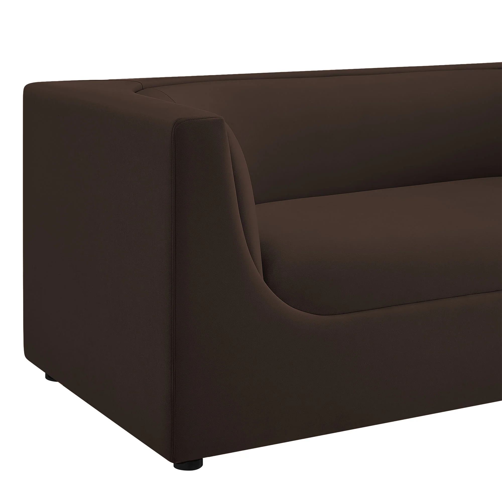 Hilda 67" Curved Back Performance Velvet Loveseat by Modway - Image 15