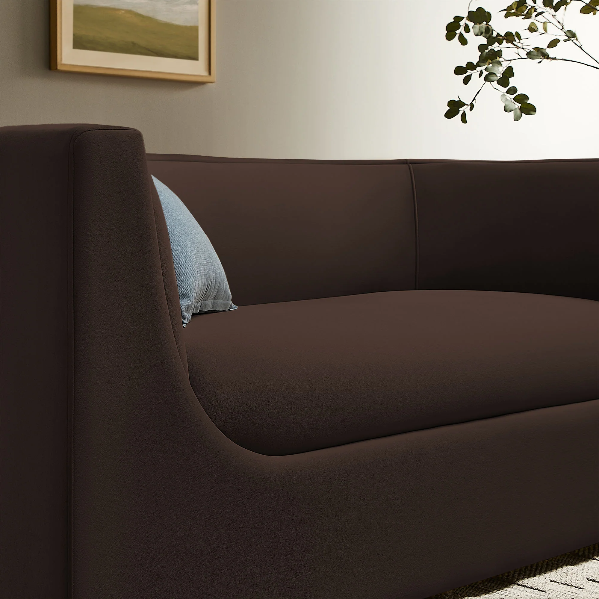 Hilda 67" Curved Back Performance Velvet Loveseat by Modway - Image 17