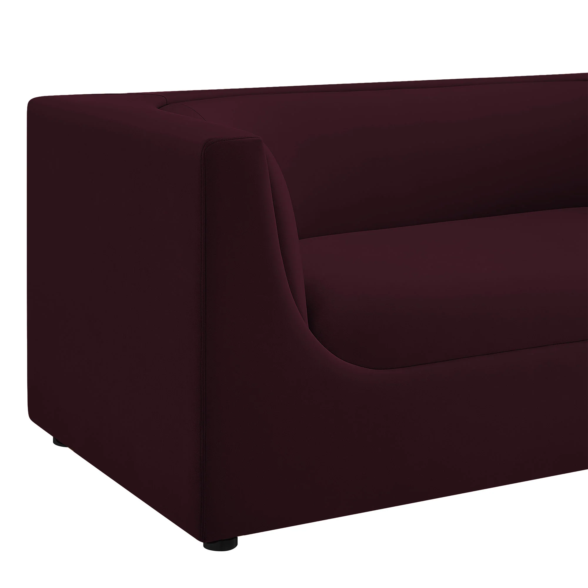 Hilda 67" Curved Back Performance Velvet Loveseat by Modway - Image 25