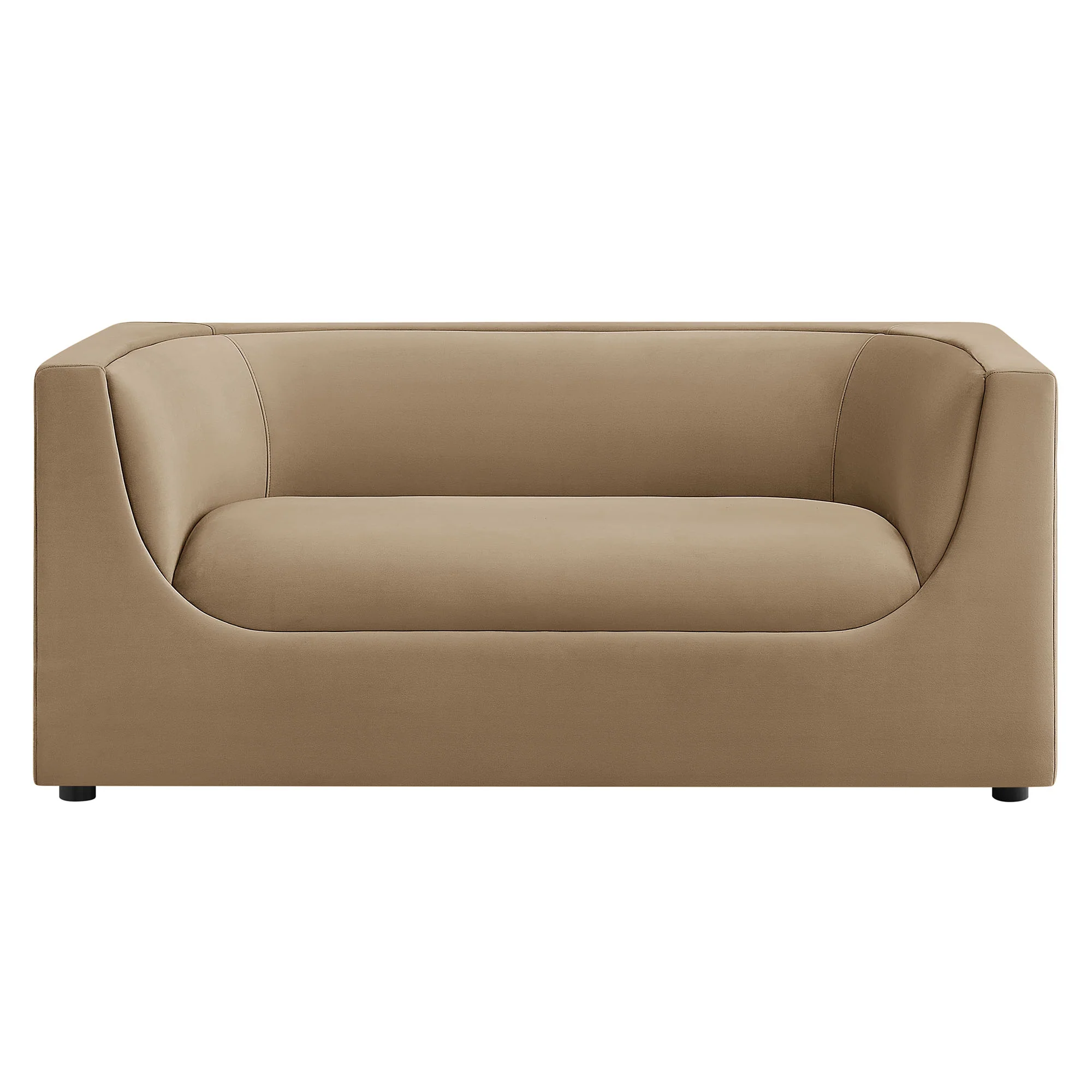 Hilda 67" Curved Back Performance Velvet Loveseat by Modway - Image 34