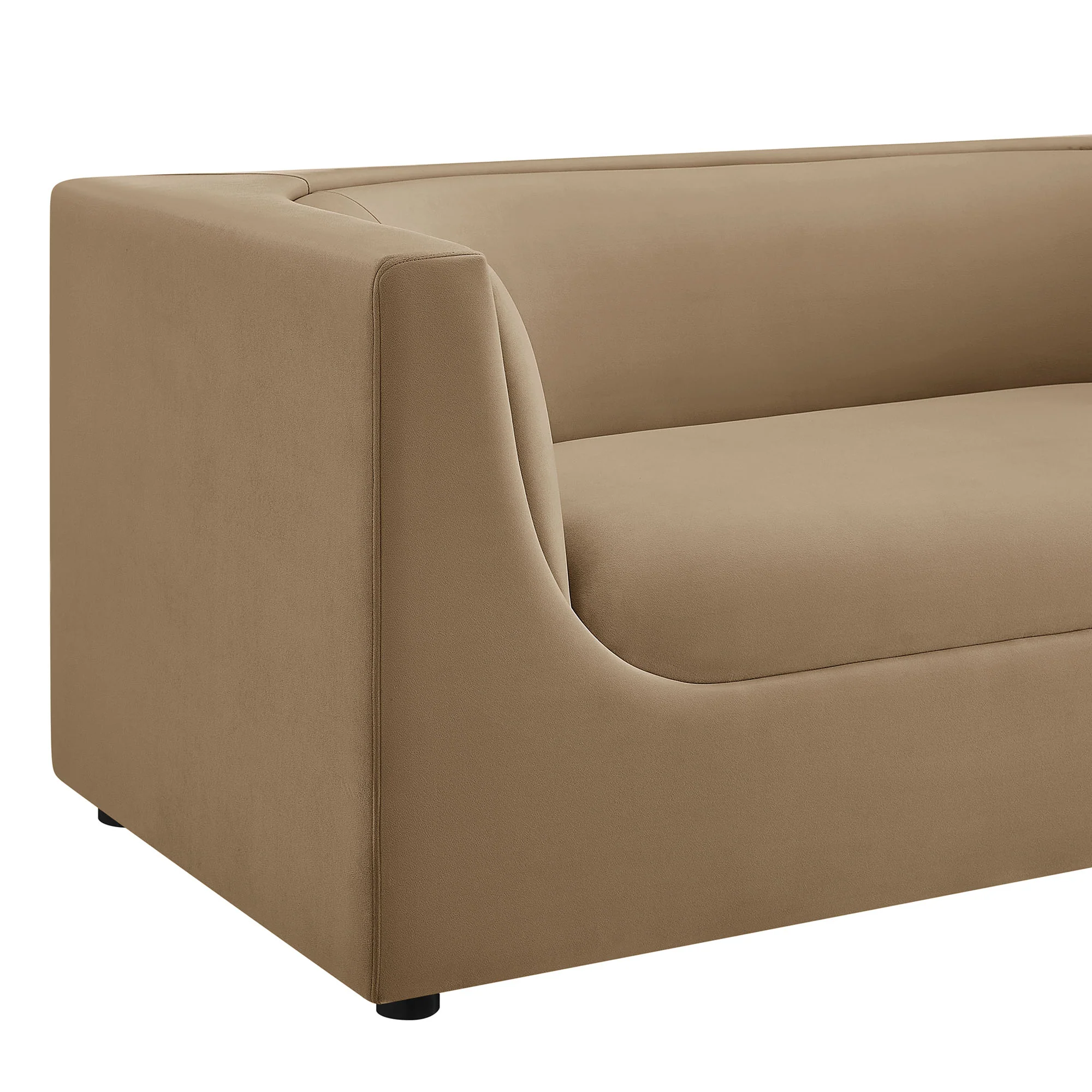 Hilda 67" Curved Back Performance Velvet Loveseat by Modway - Image 35