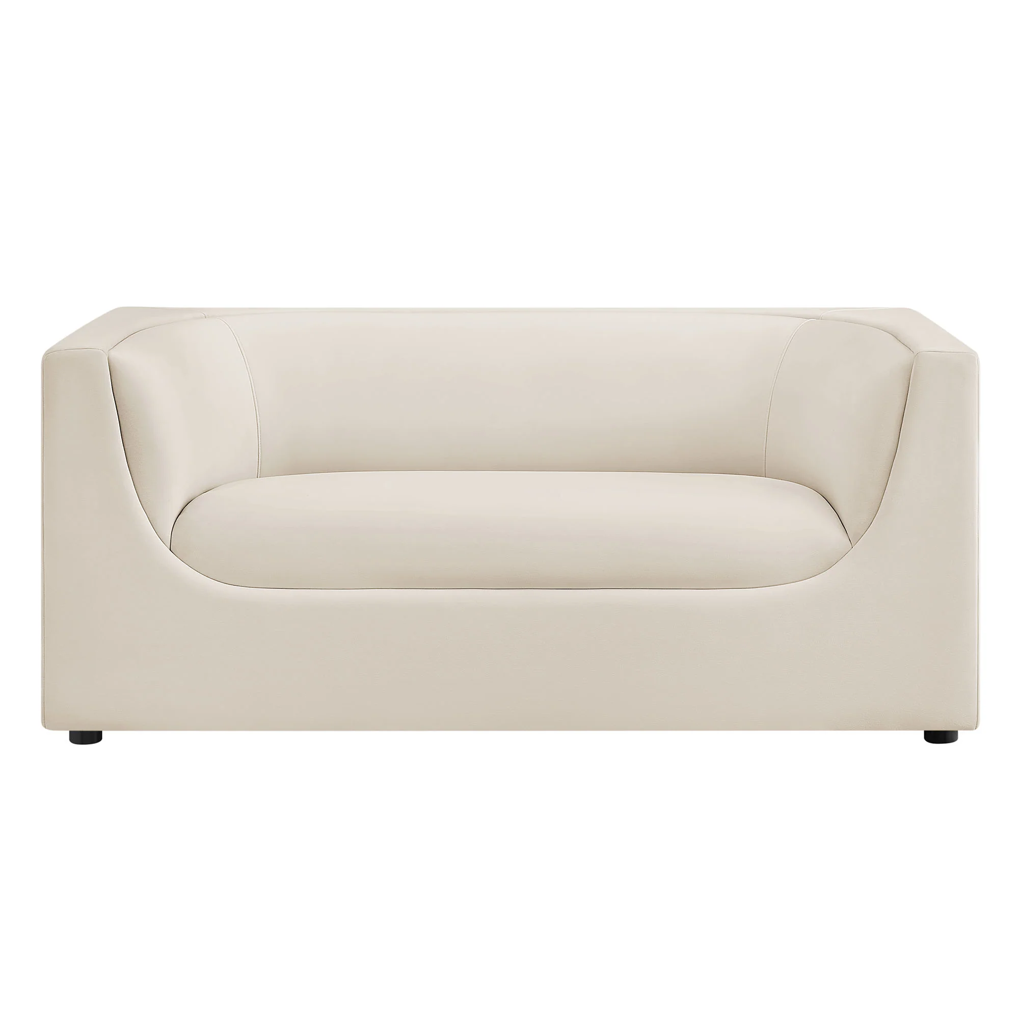 Hilda 67" Curved Back Performance Velvet Loveseat by Modway - Image 4