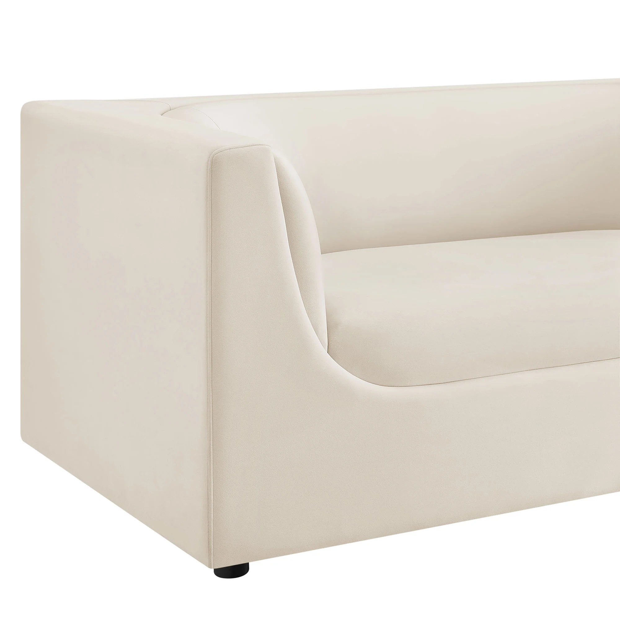 Hilda 67" Curved Back Performance Velvet Loveseat by Modway - Image 5
