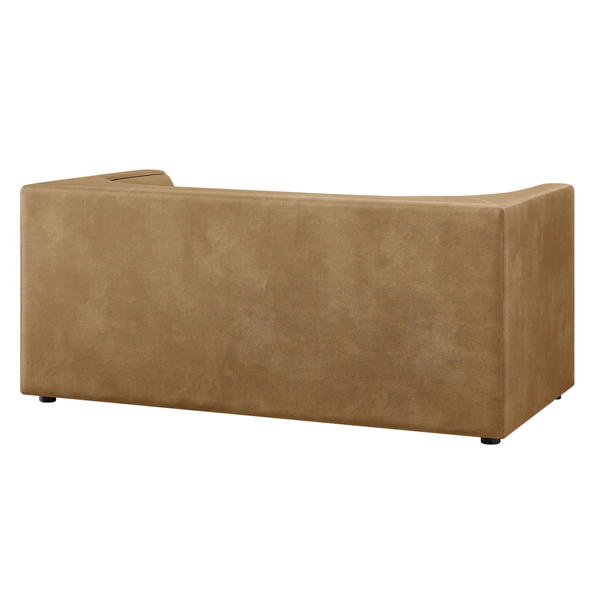 Hilda 67" Curved Back Vegan Leather Loveseat by Modway - Image 13