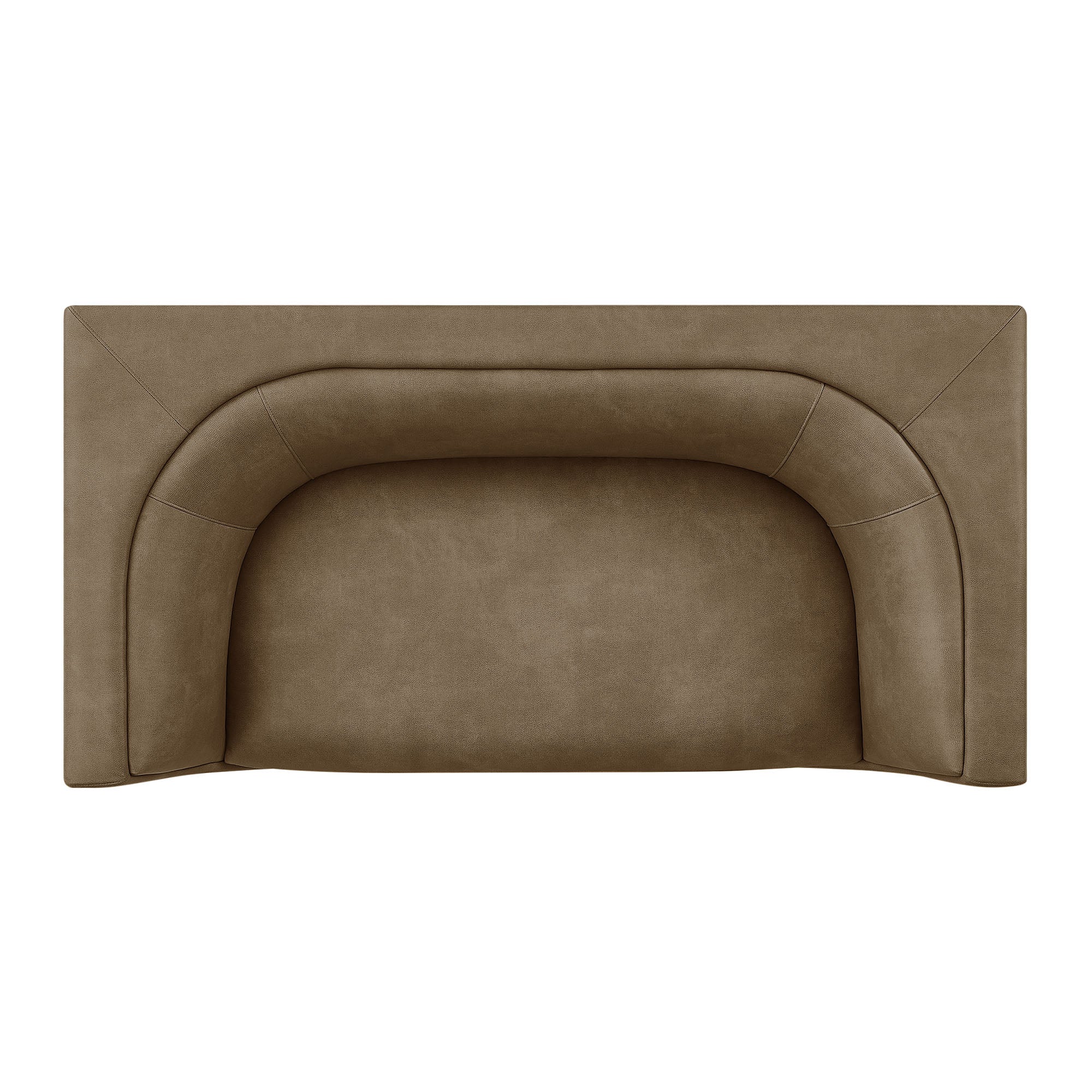 Hilda 67" Curved Back Vegan Leather Loveseat by Modway - Image 6