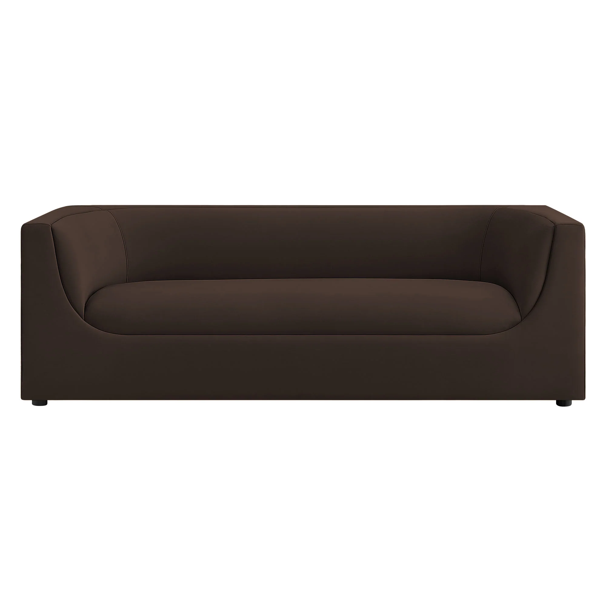 Hilda 86" Curved Back Performance Velvet Sofa by Modway - Image 14