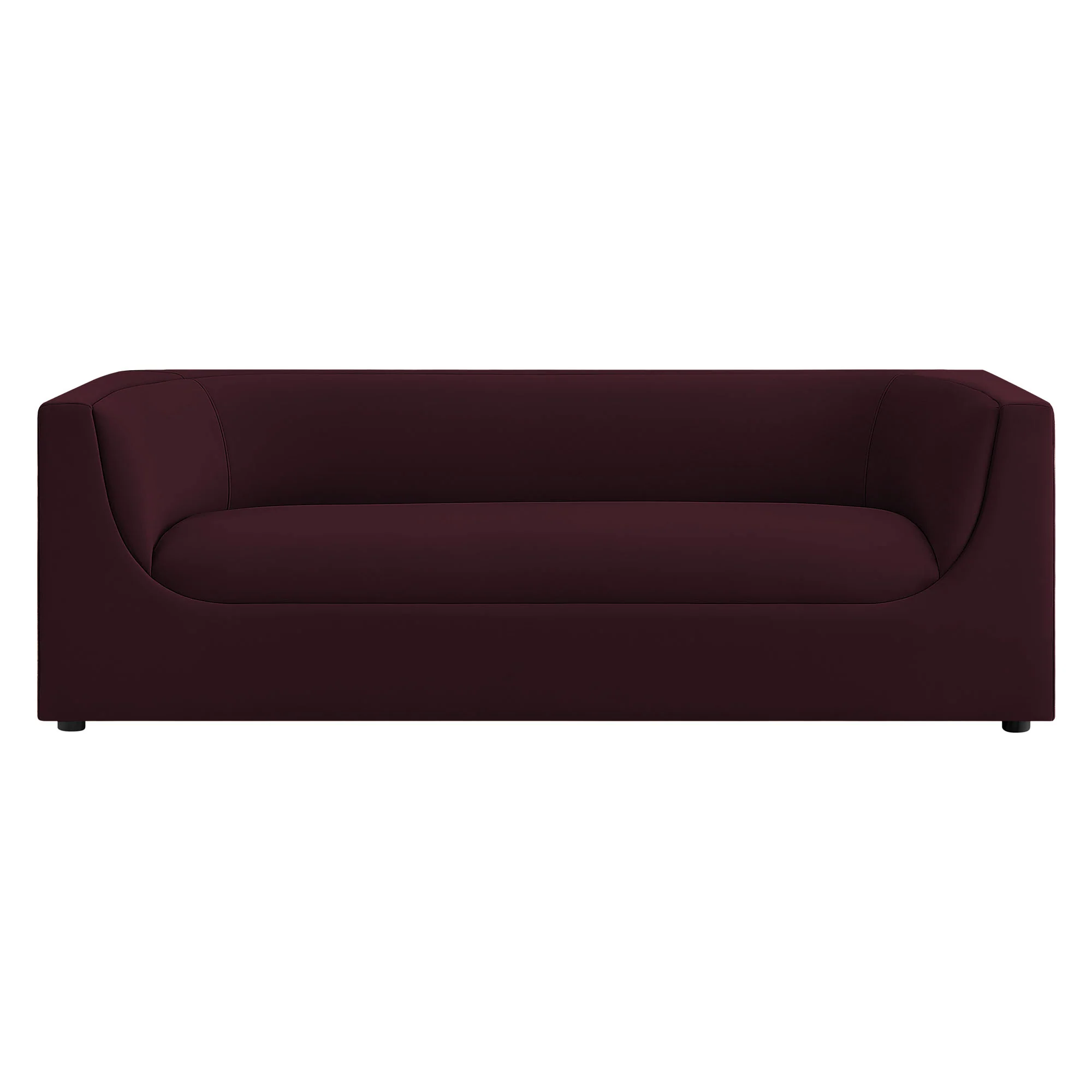 Hilda 86" Curved Back Performance Velvet Sofa by Modway - Image 24