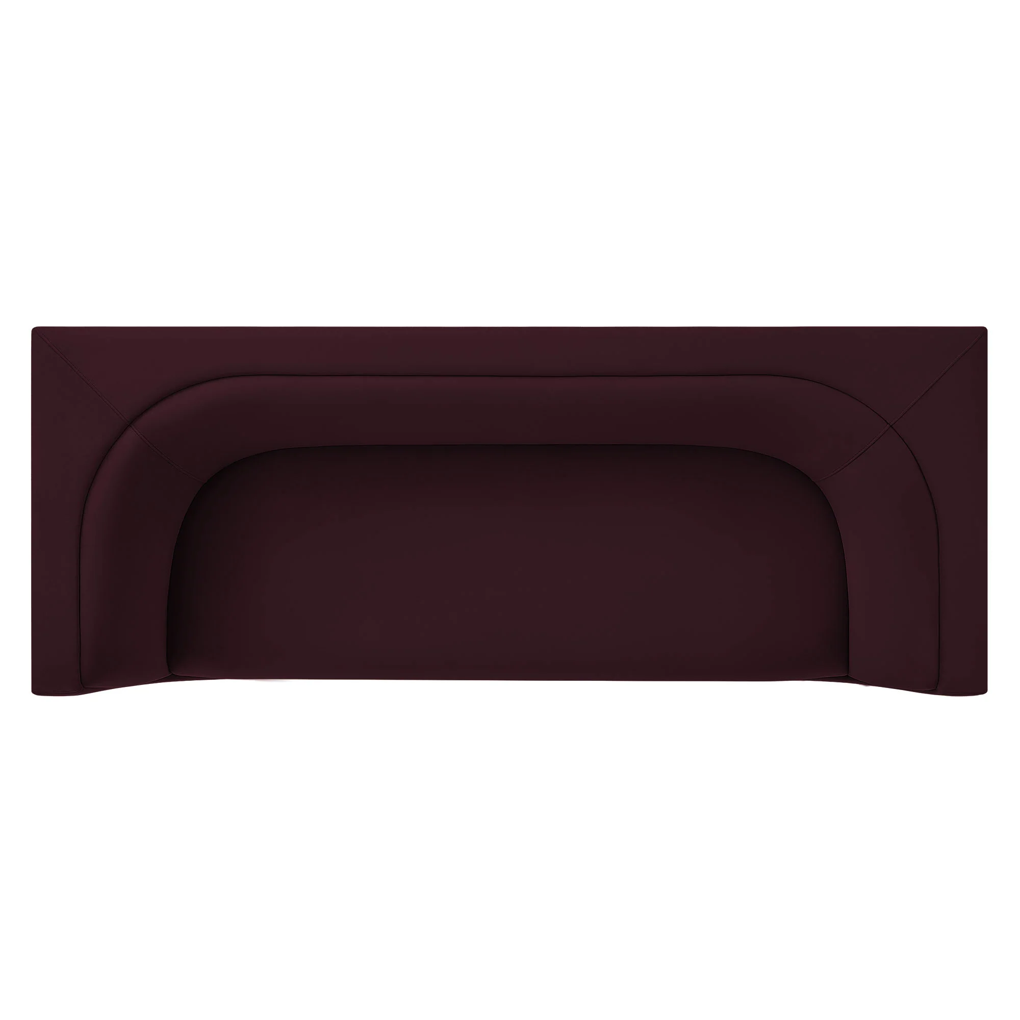 Hilda 86" Curved Back Performance Velvet Sofa by Modway - Image 26