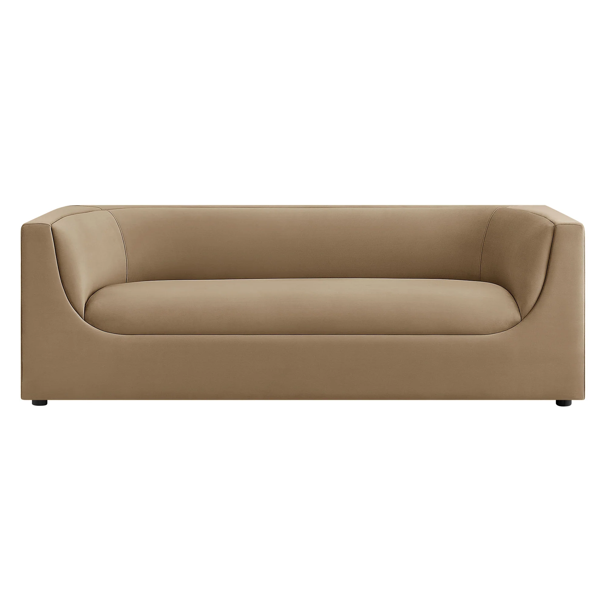 Hilda 86" Curved Back Performance Velvet Sofa by Modway - Image 34