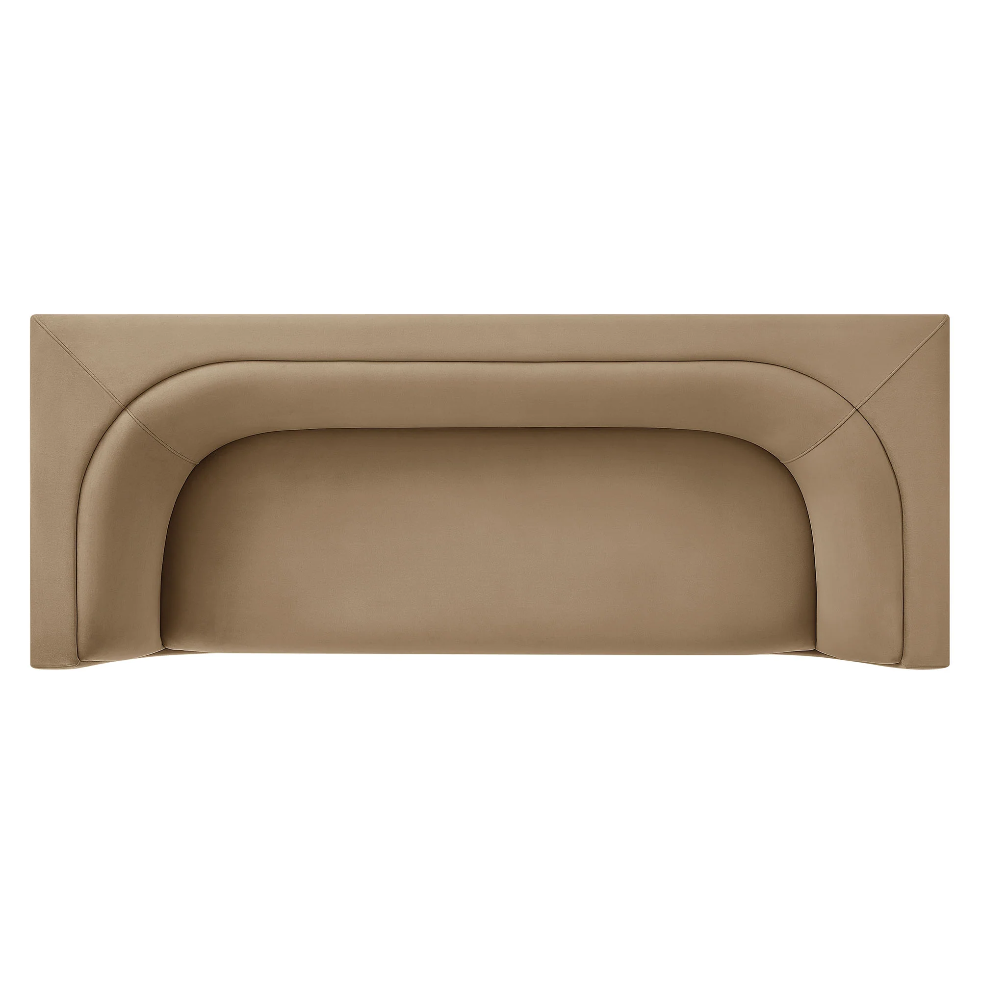 Hilda 86" Curved Back Performance Velvet Sofa by Modway - Image 36