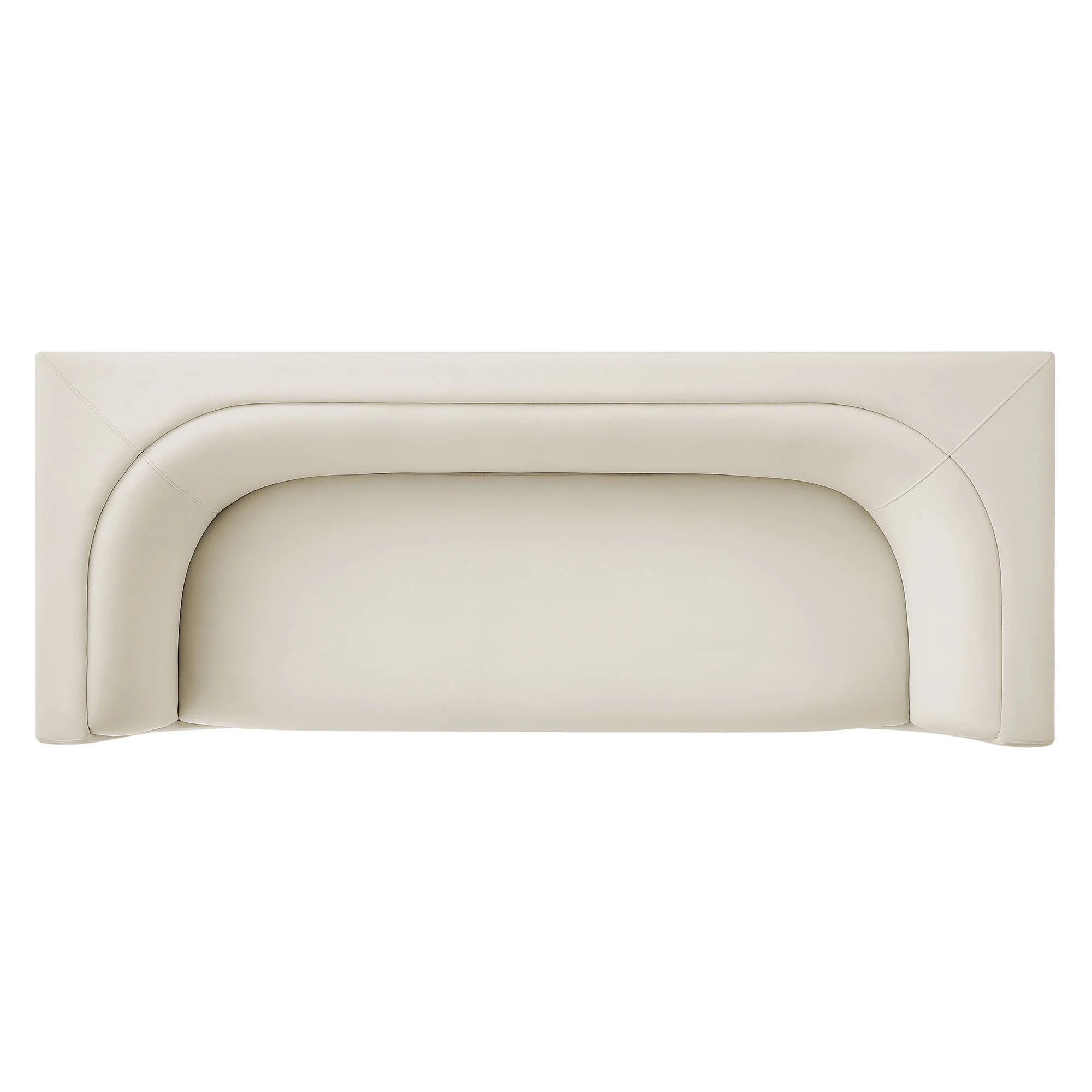 Hilda 86" Curved Back Performance Velvet Sofa by Modway - Image 6
