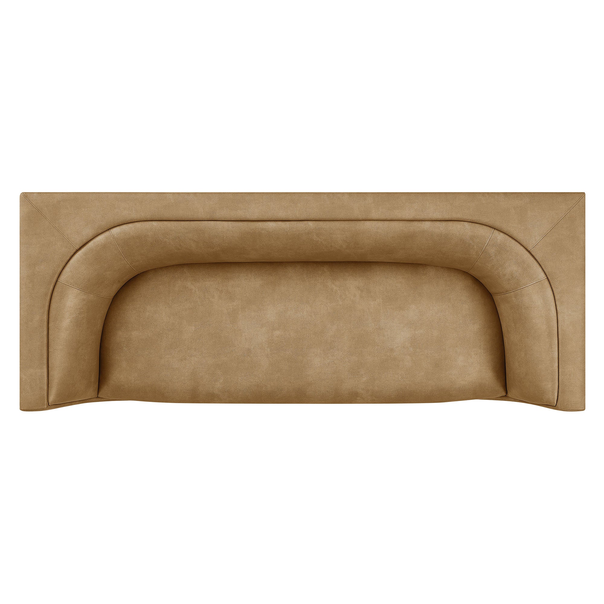 Hilda 86" Curved Back Vegan Leather Sofa by Modway - Image 16