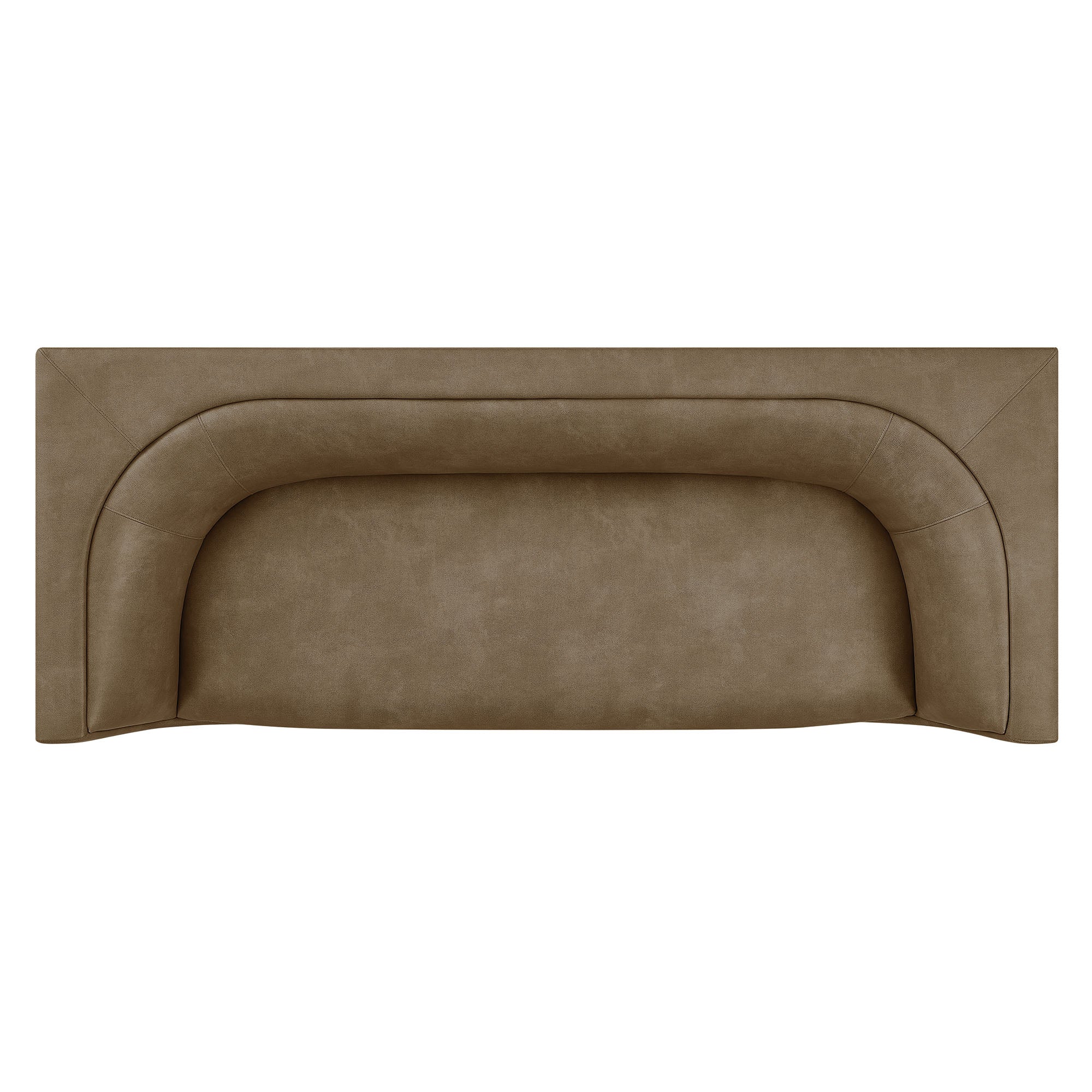 Hilda 86" Curved Back Vegan Leather Sofa by Modway - Image 6