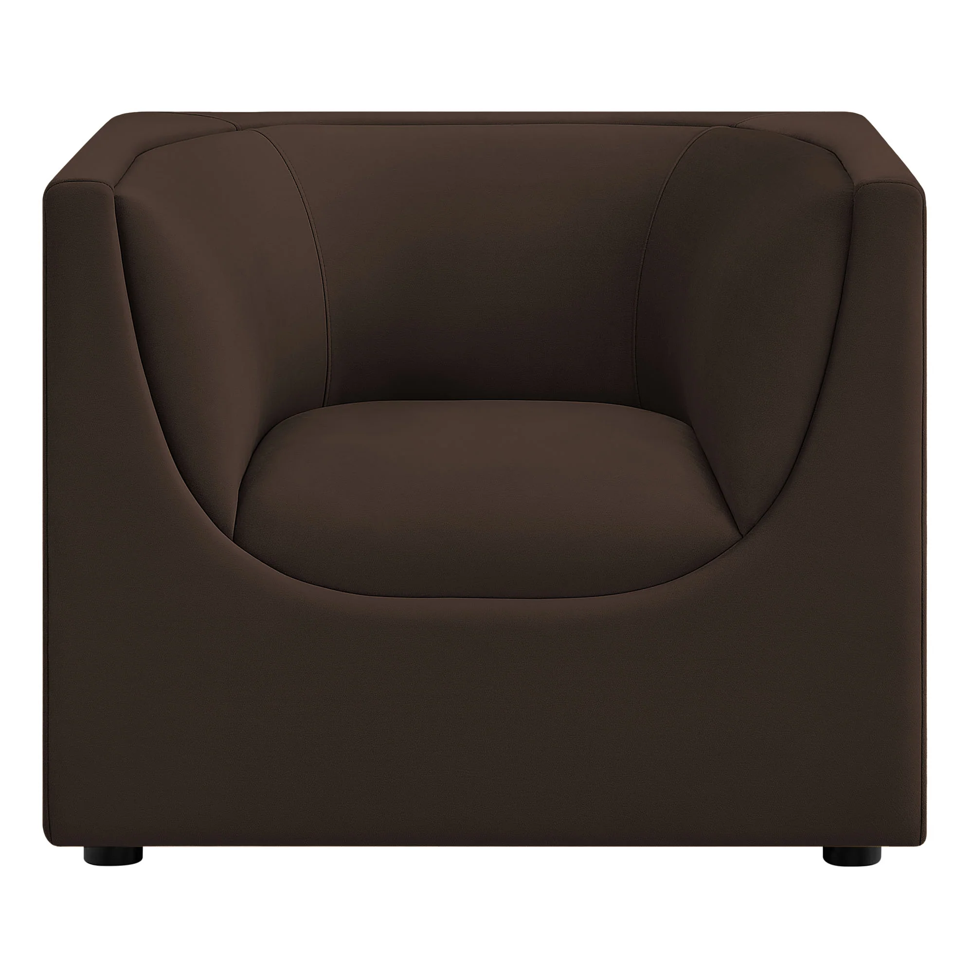 Hilda Curved Back Performance Velvet Armchair by Modway - Image 14