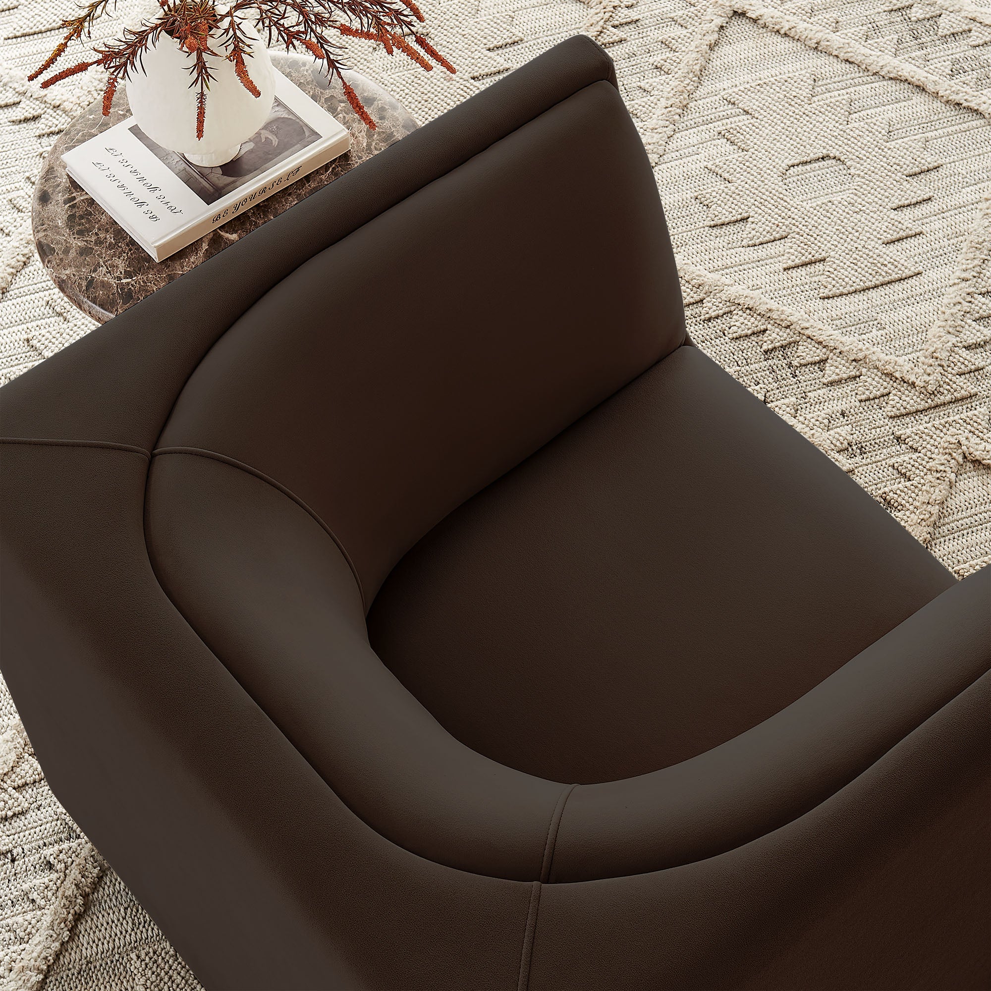Hilda Curved Back Performance Velvet Armchair by Modway - Image 17
