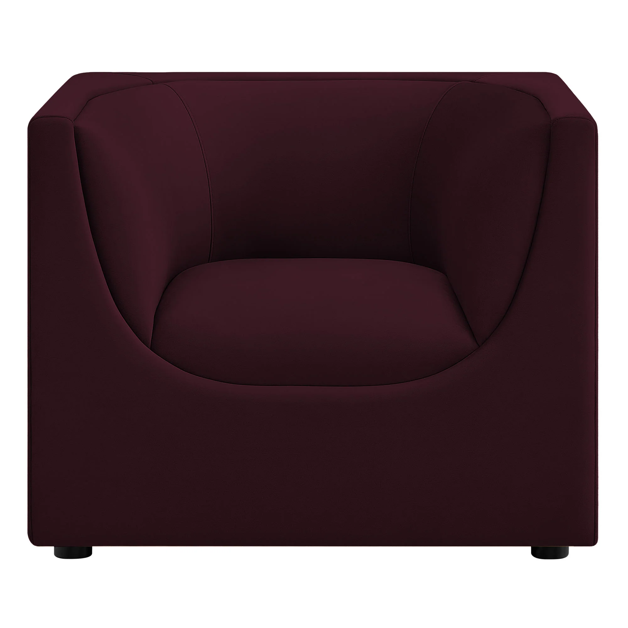 Hilda Curved Back Performance Velvet Armchair by Modway - Image 24