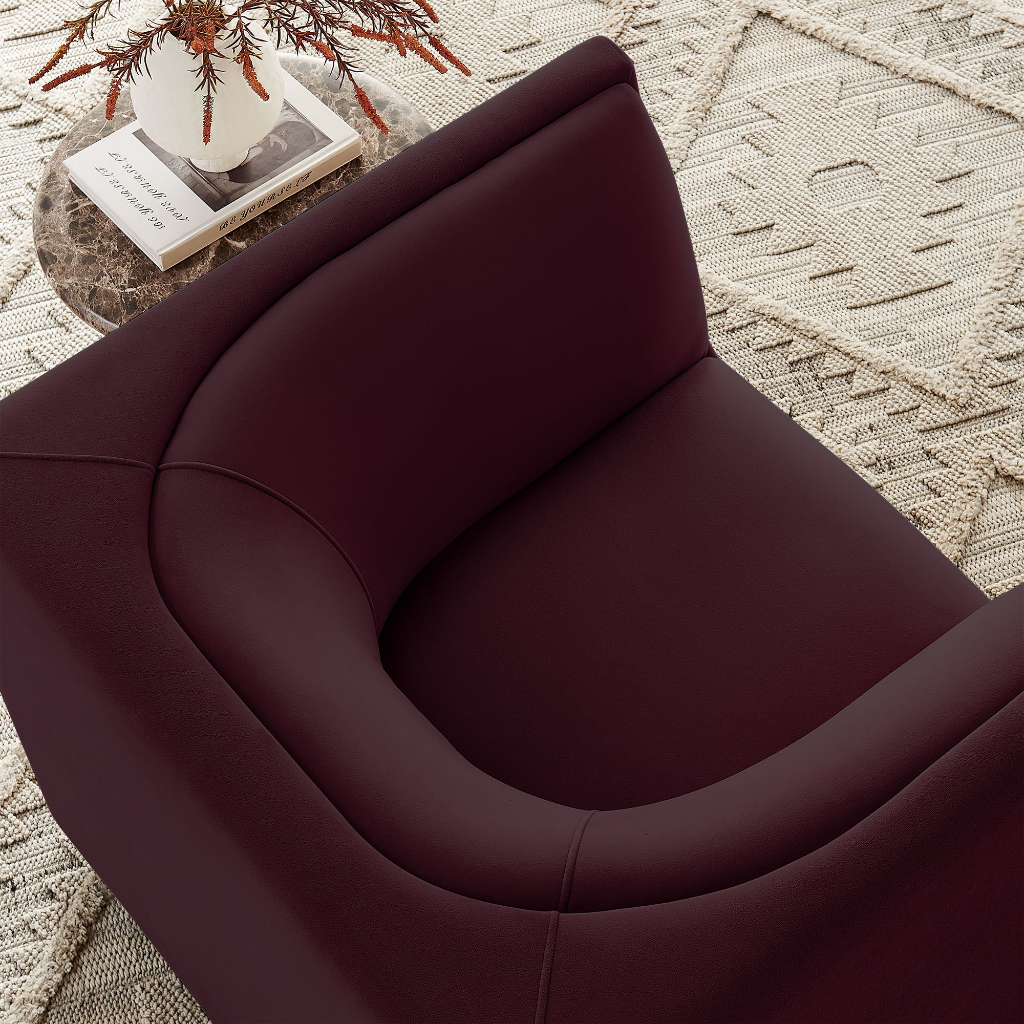 Hilda Curved Back Performance Velvet Armchair by Modway - Image 27