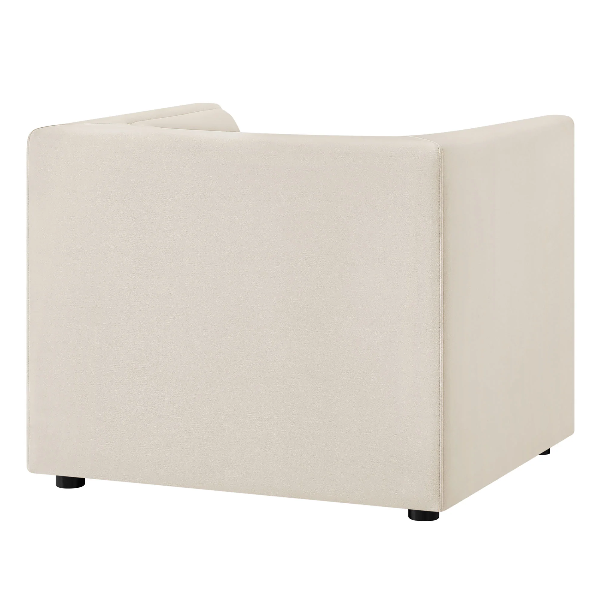 Hilda Curved Back Performance Velvet Armchair by Modway - Image 3