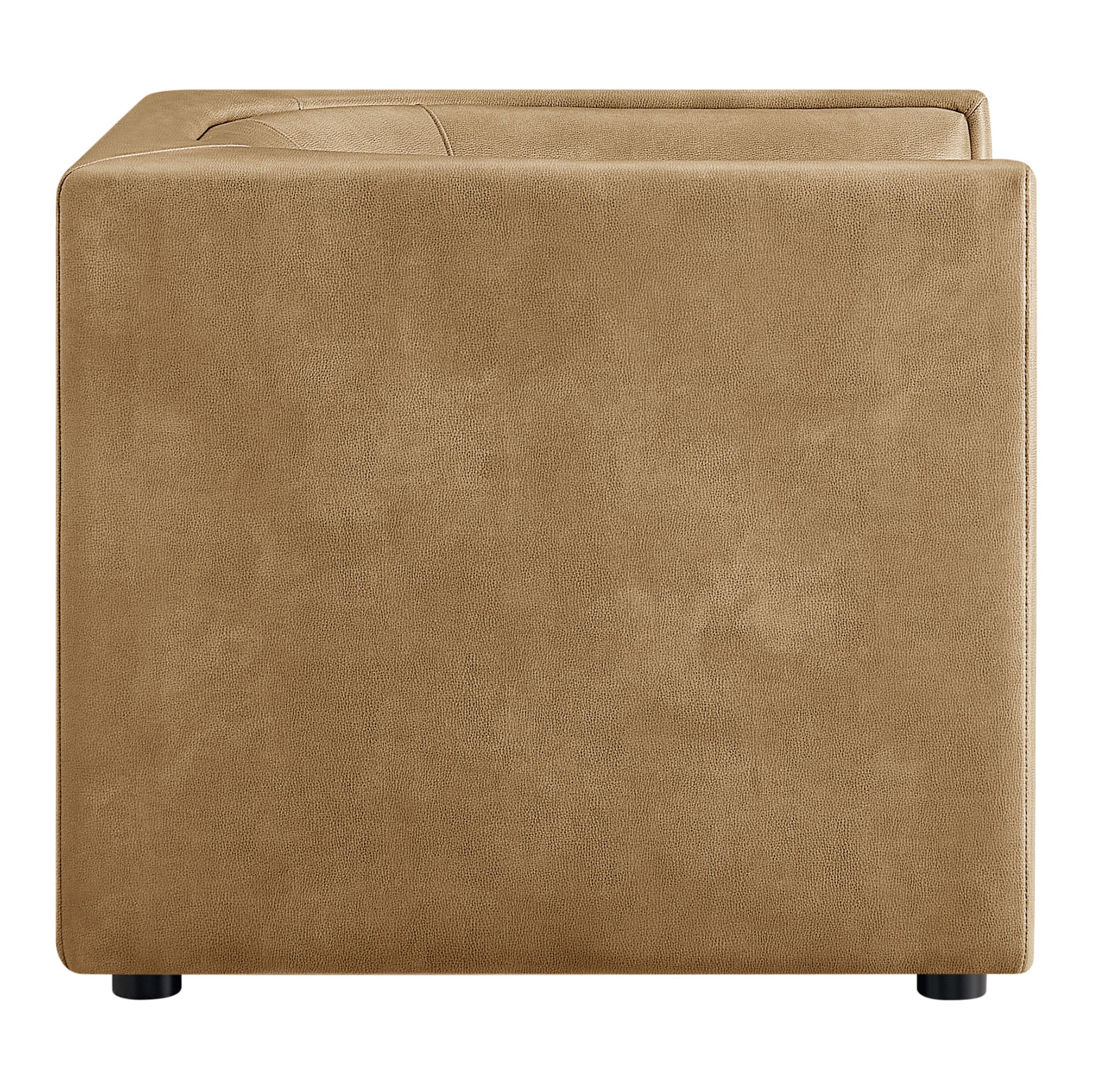 Hilda Curved Back Vegan Leather Armchair by Modway - Image 12