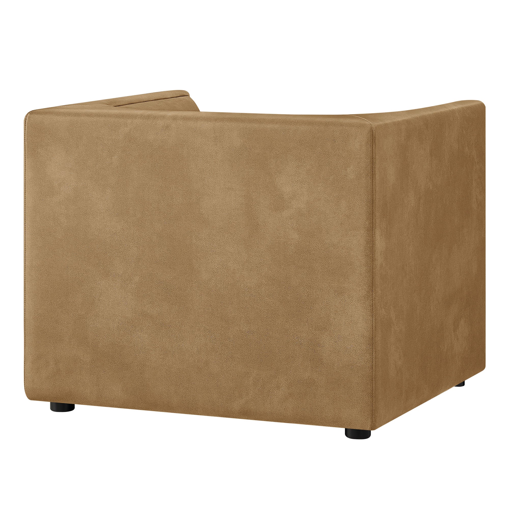 Hilda Curved Back Vegan Leather Armchair by Modway - Image 13