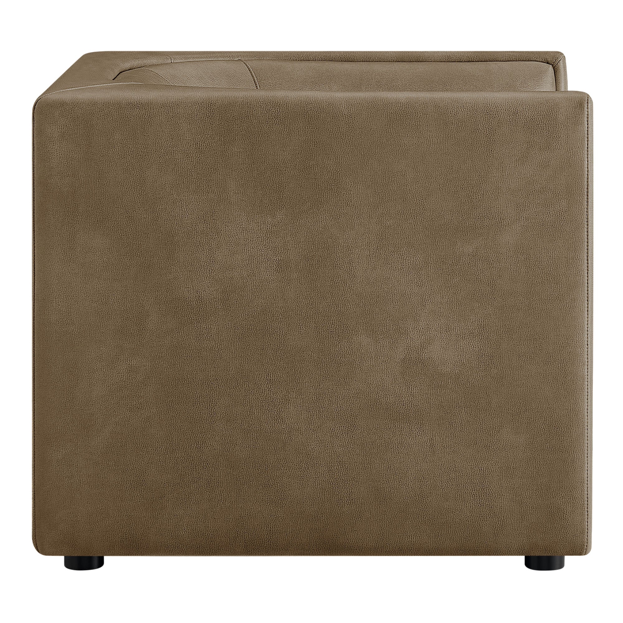 Hilda Curved Back Vegan Leather Armchair by Modway - Image 2