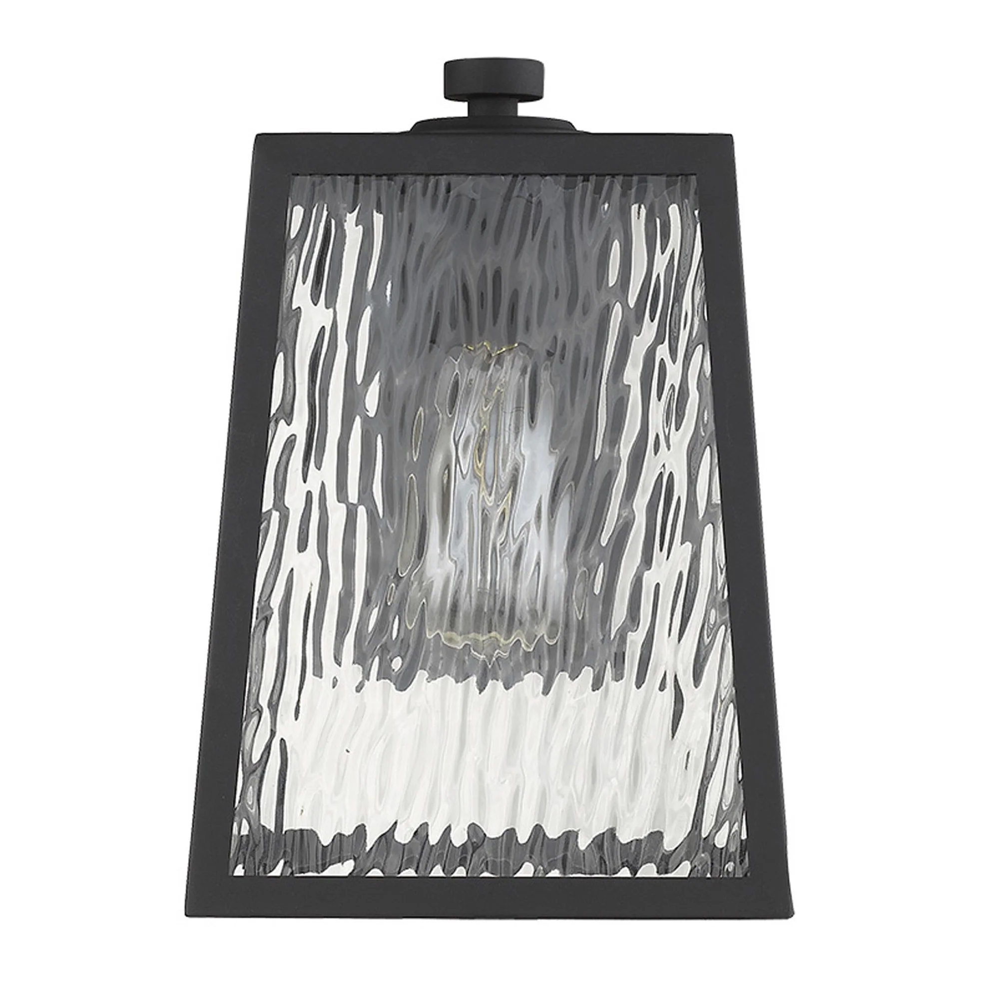 Hirche 1-Light Matte Black Wall Light By Homeroots - Image 3