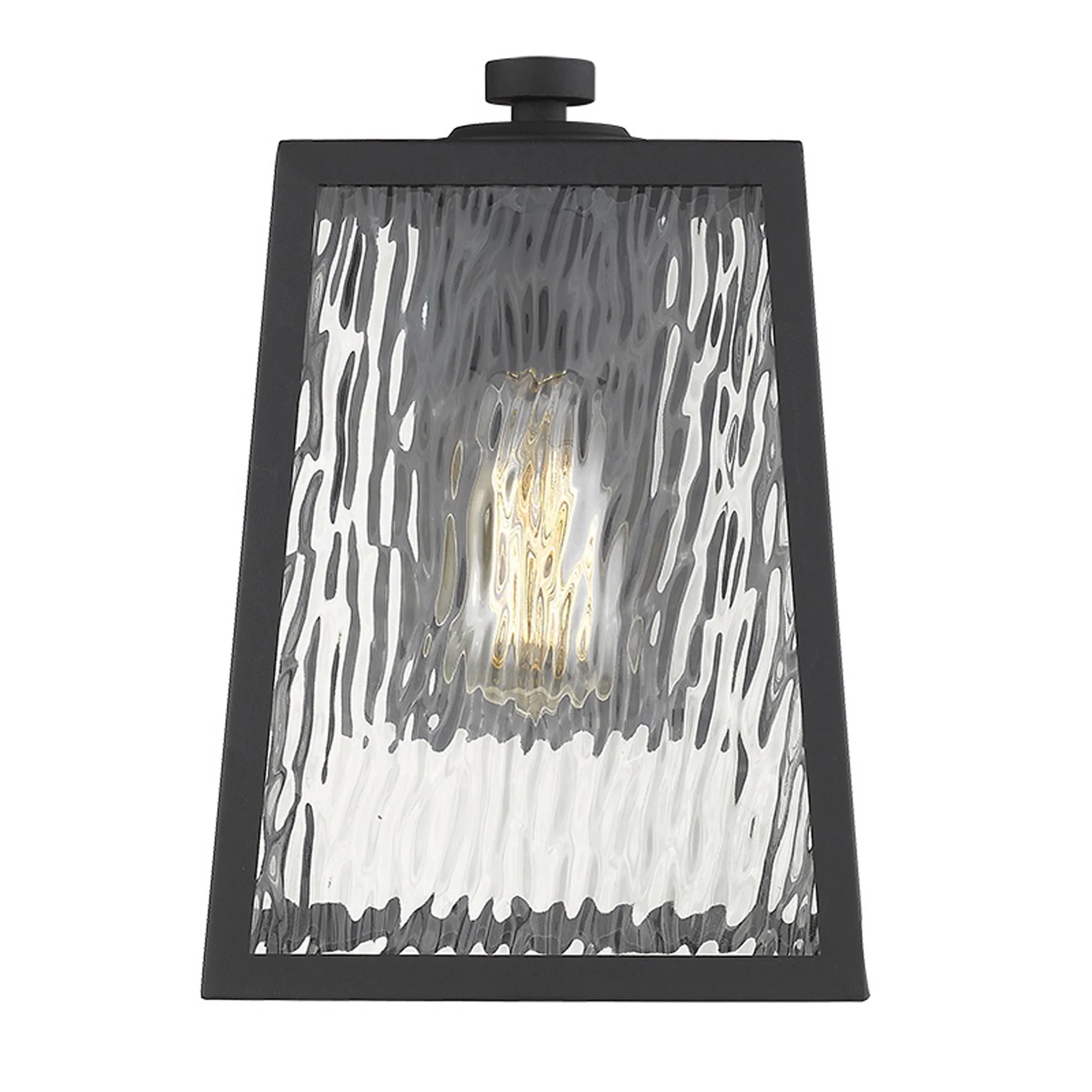 Hirche 1-Light Matte Black Wall Light By Homeroots - Image 4