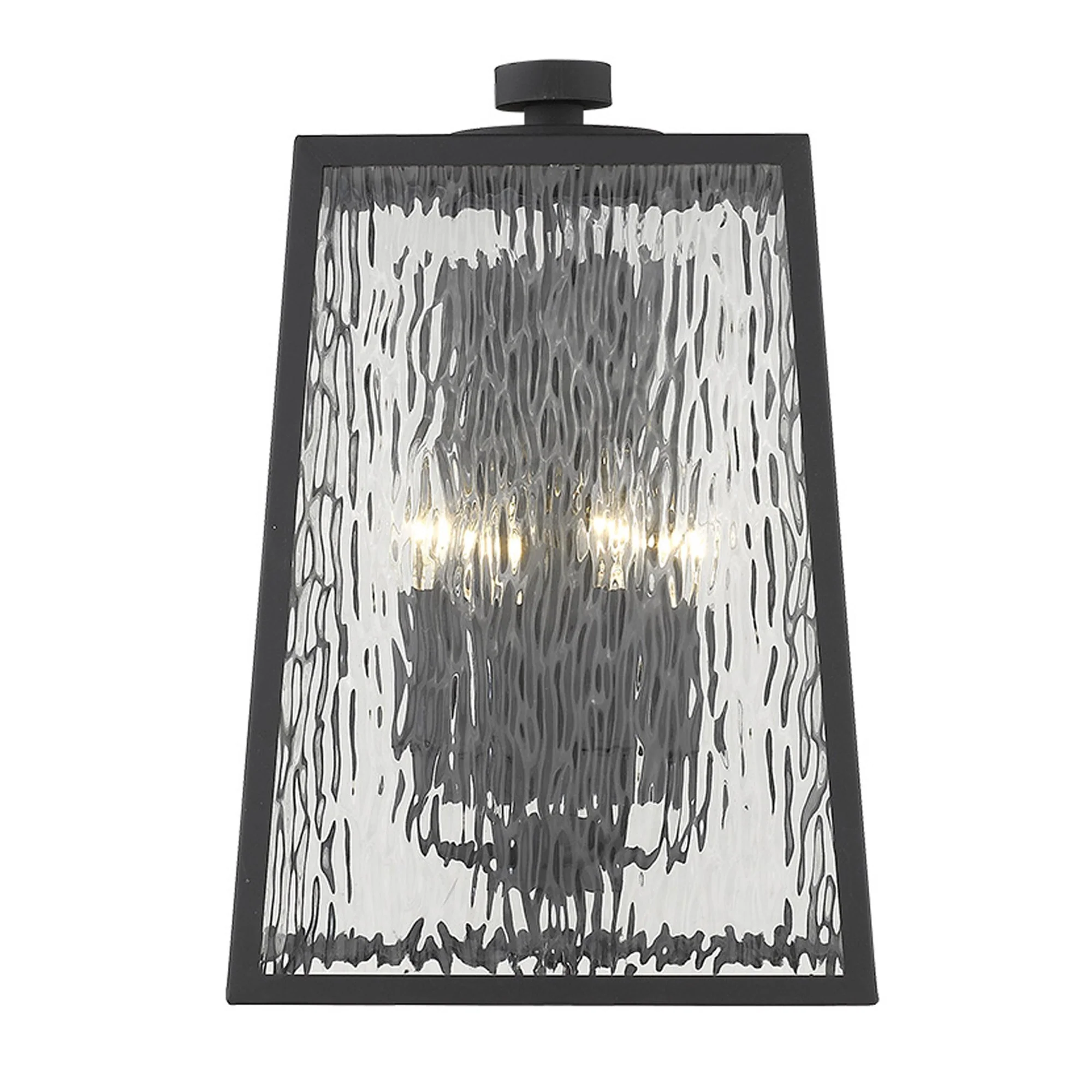 Hirche 4-Light Matte Black Wall Light By Homeroots - Image 4
