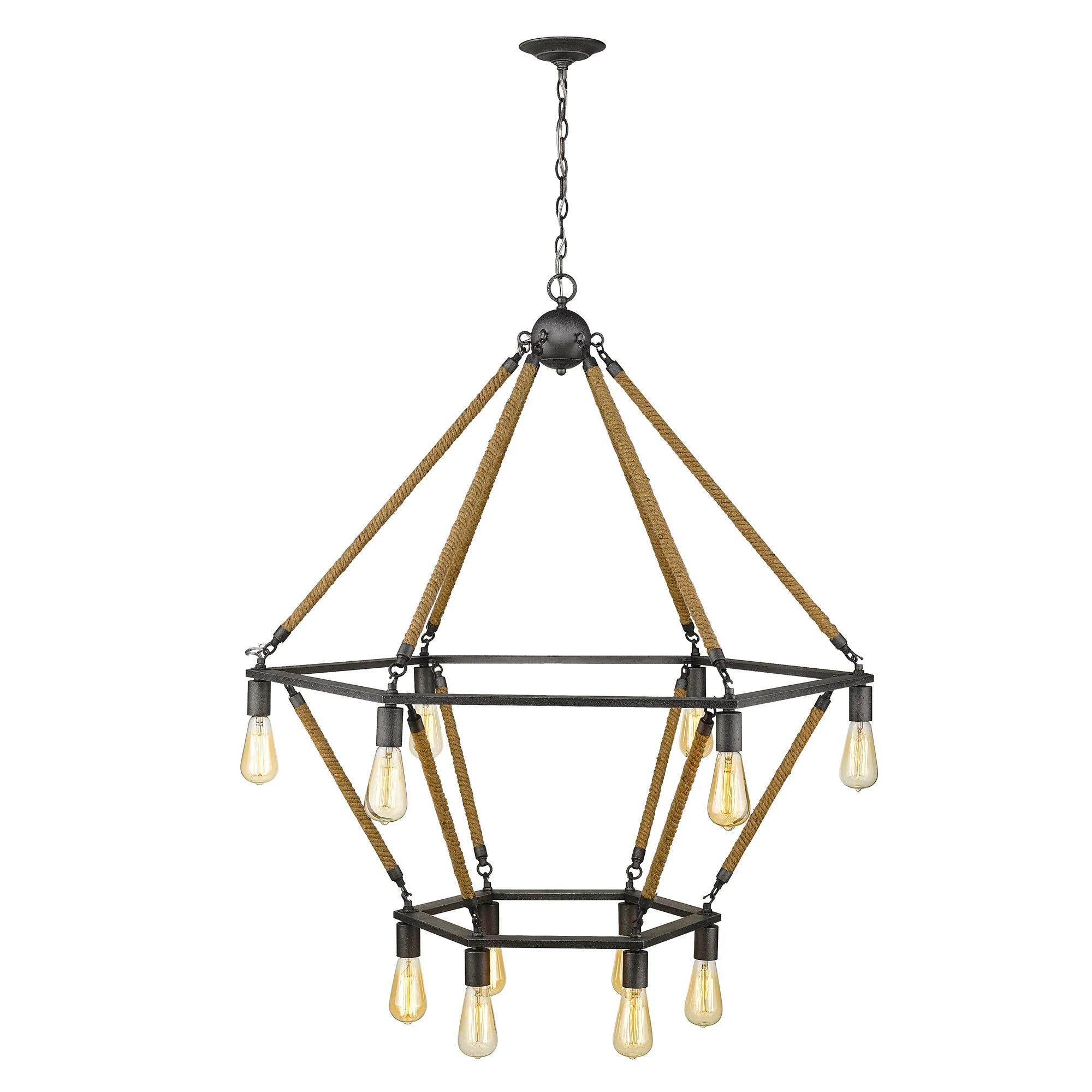 Holden 12-Light Antique Gray Wagon Wheel Chandelier By Homeroots - Image 7
