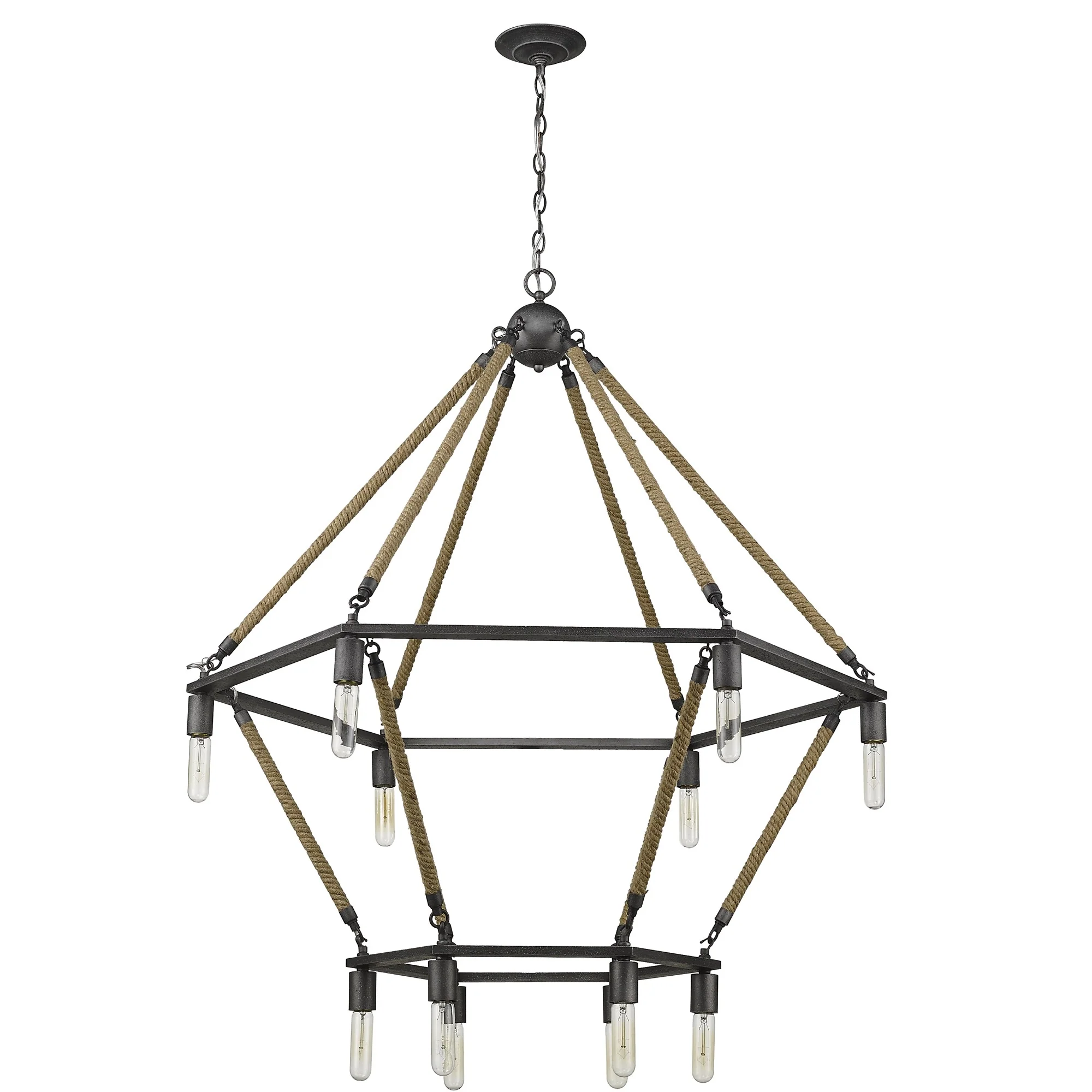 Holden 12-Light Antique Gray Wagon Wheel Chandelier By Homeroots - Image 9