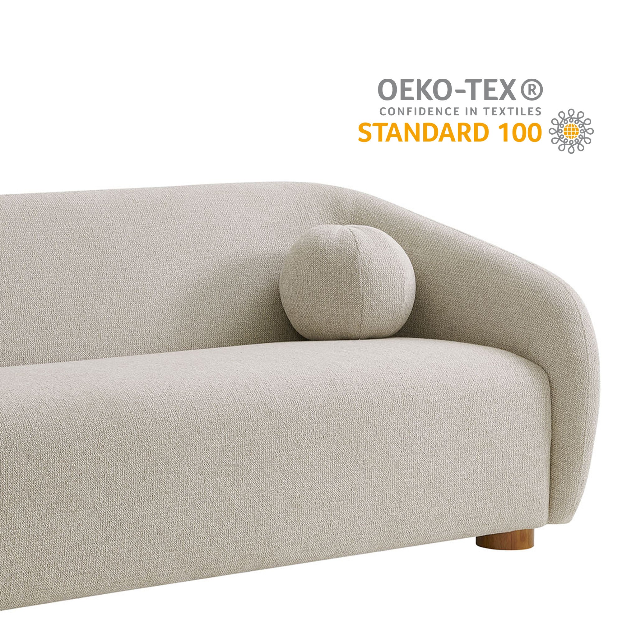 Holland 85" Chenille Fabric Sofa by Modway - Image 10