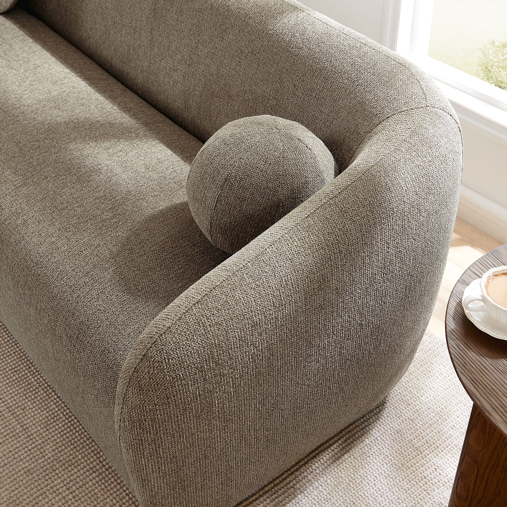 Holland 85" Chenille Fabric Sofa by Modway - Image 26